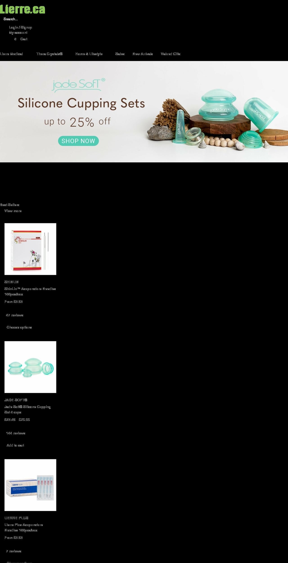 lierre.ca shopify website screenshot