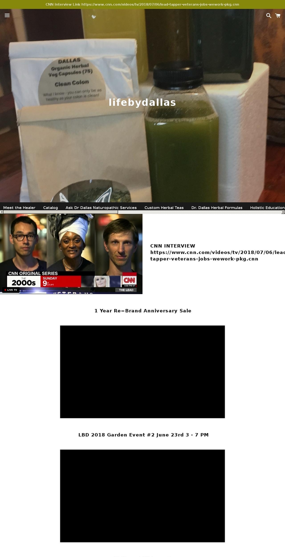 lifebydallas.com shopify website screenshot