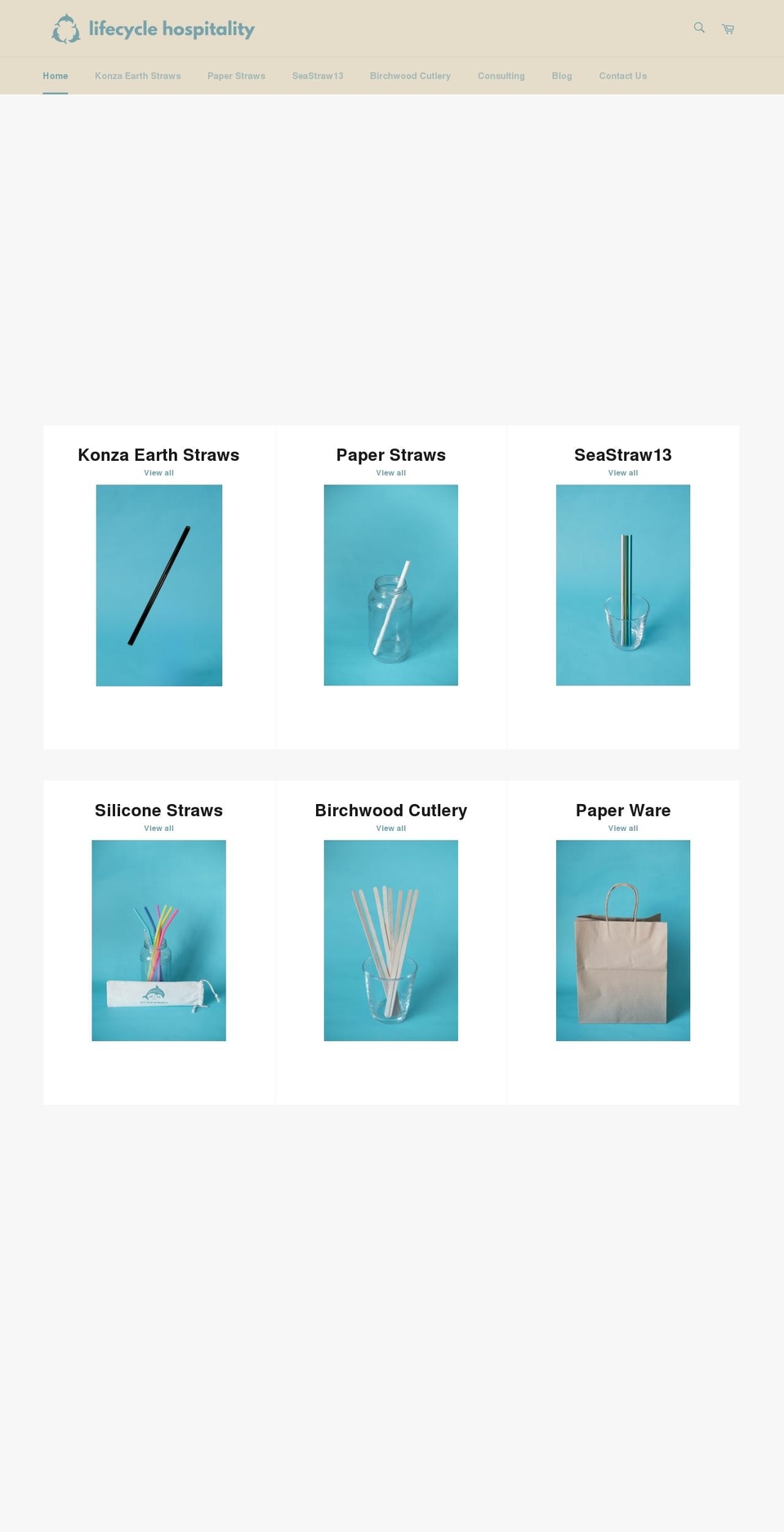 lifecyclehospitality.com shopify website screenshot
