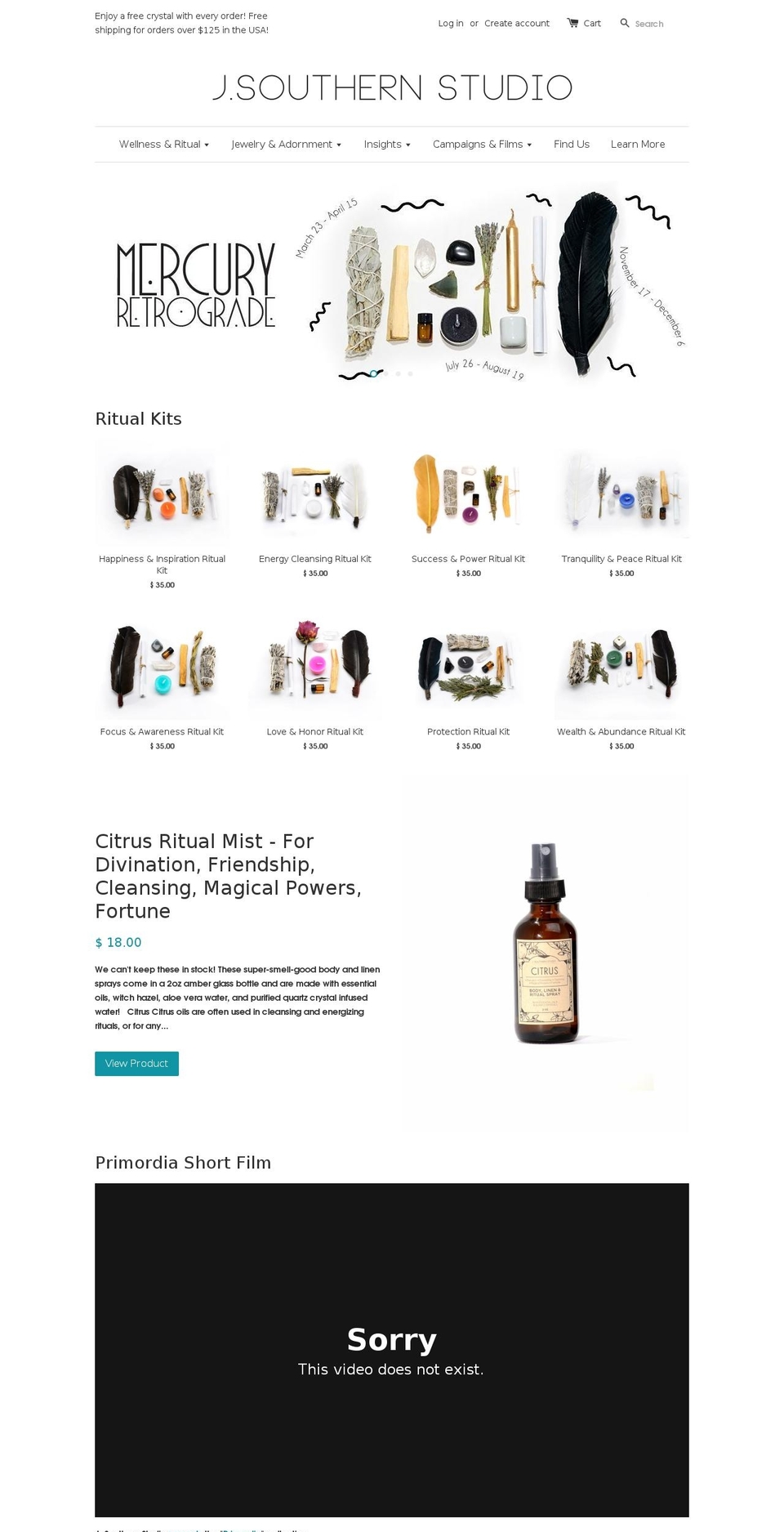 lifedeathrune.com — Shopify storefront screenshot