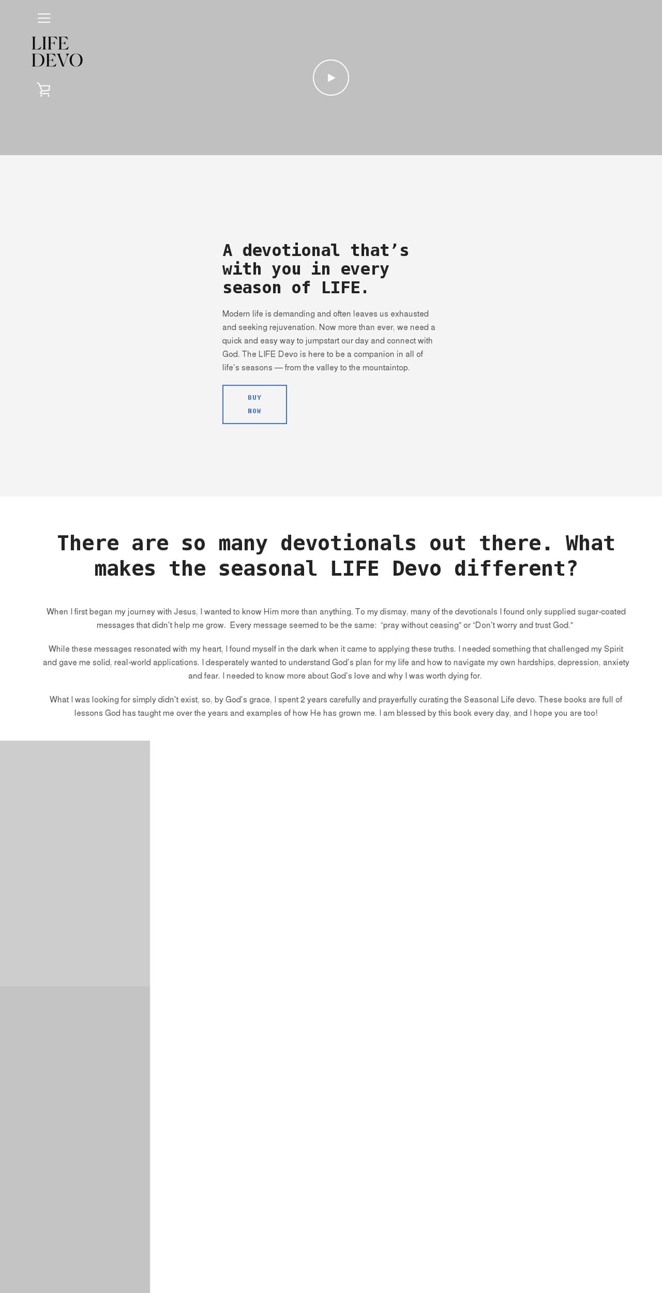 lifedevo.com shopify website screenshot