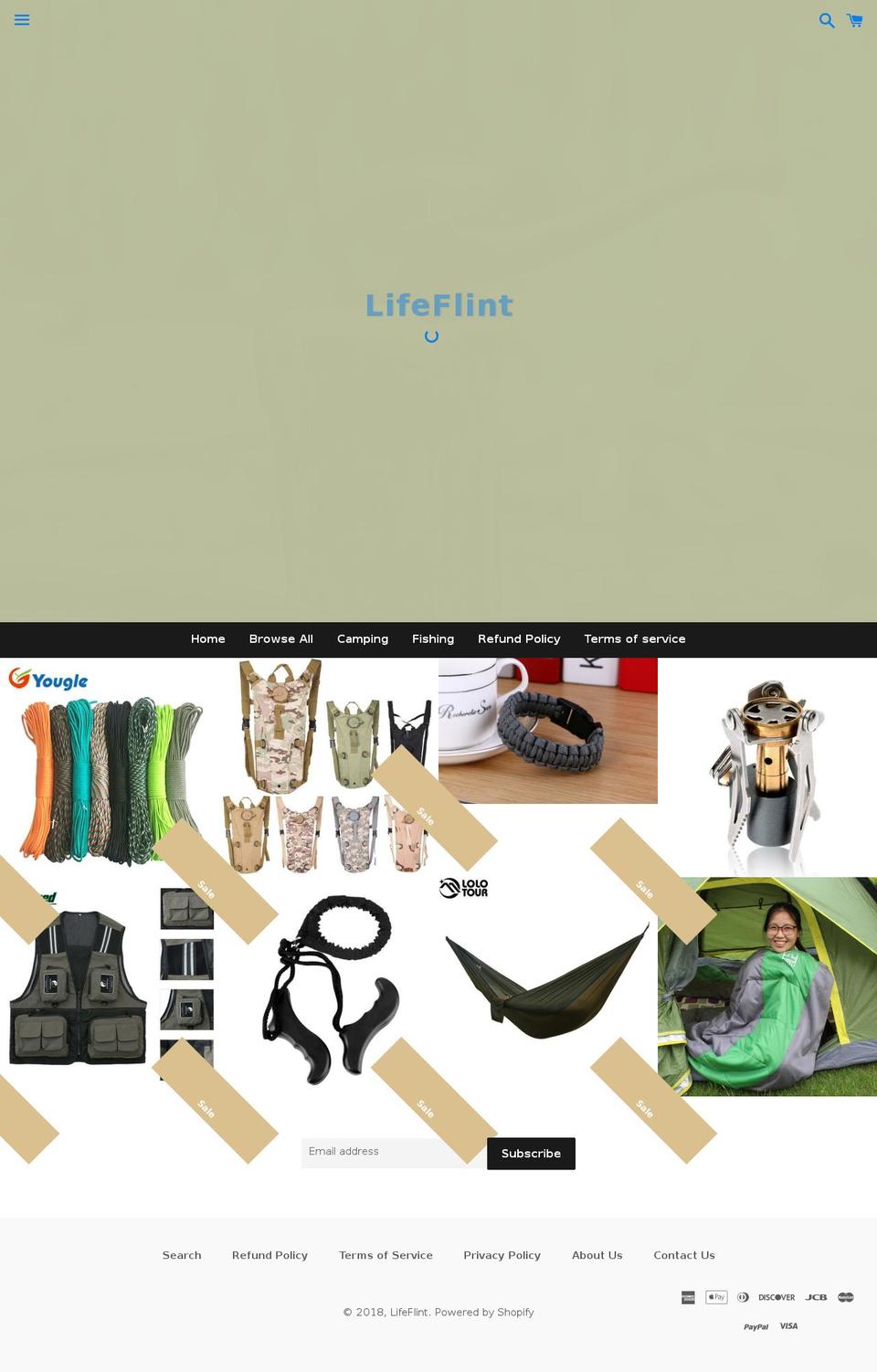 lifeflint.com — Shopify storefront screenshot