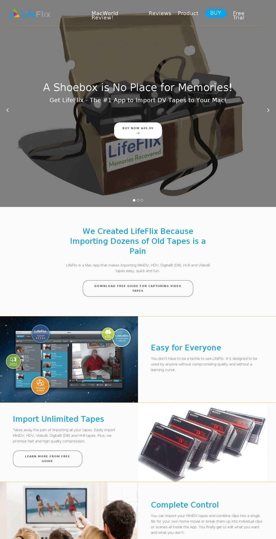 lifeflix.com shopify website screenshot