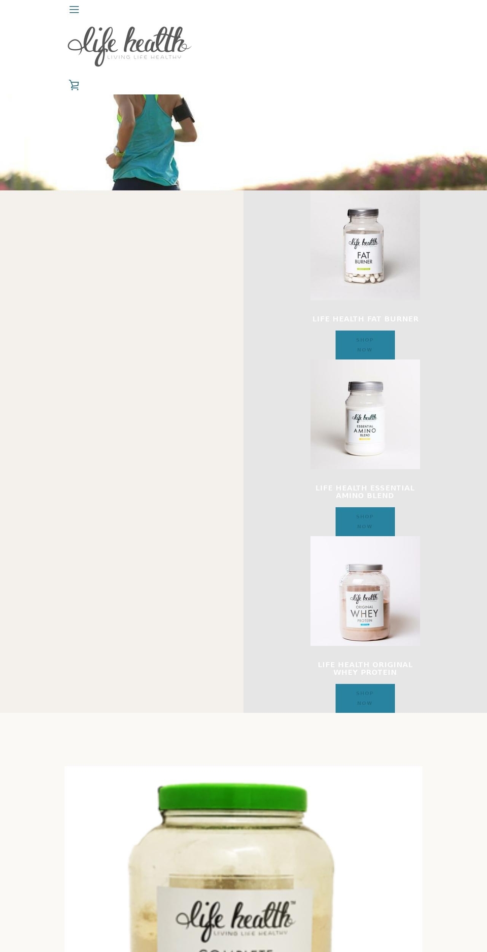 lifehealthsa.com shopify website screenshot