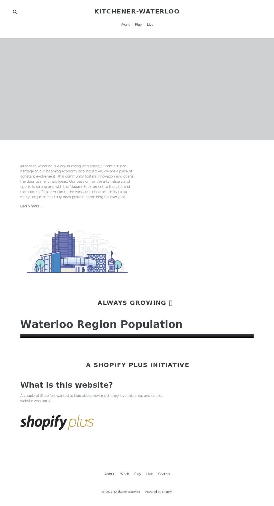 lifeinkitchener-waterloo.com — Shopify storefront screenshot
