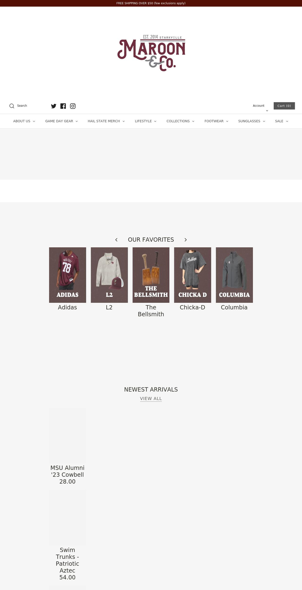 lifeisadaringadventure.com shopify website screenshot
