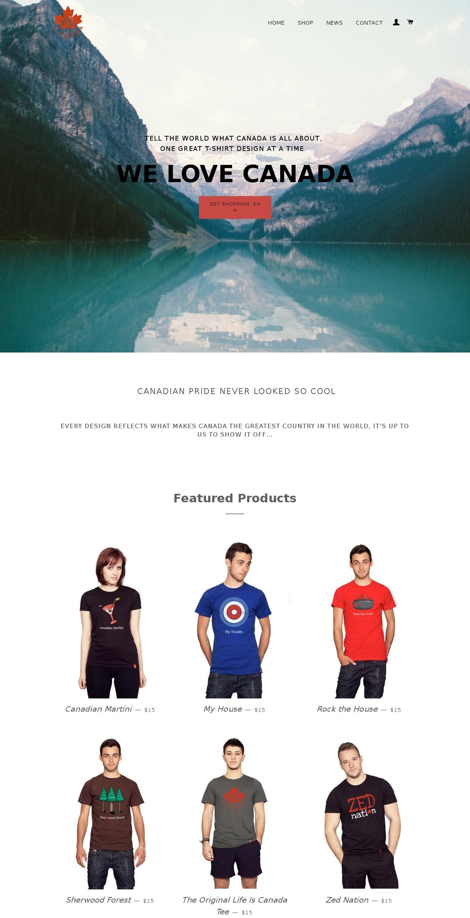 lifeiscanada.com shopify website screenshot