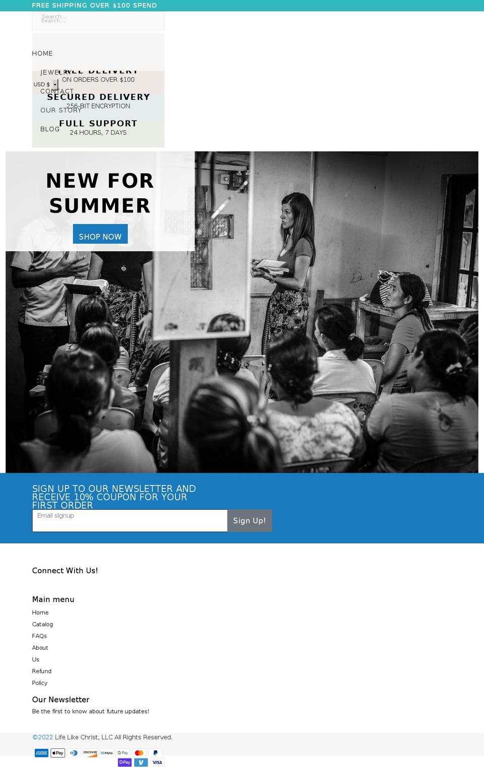 Rankhighertheme v - kidology Shopify theme site example lifelikechrist.com