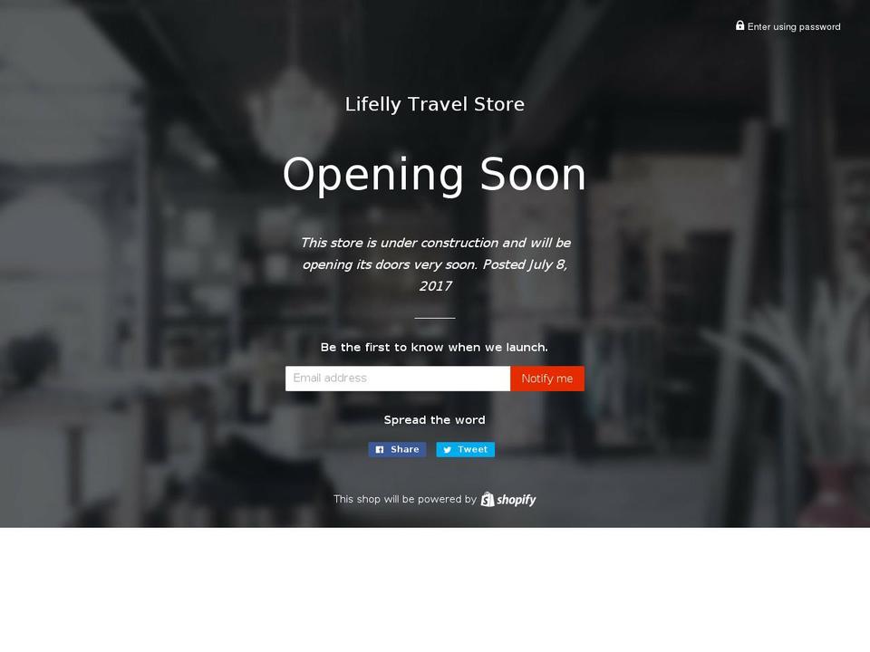 lifelly.net shopify website screenshot