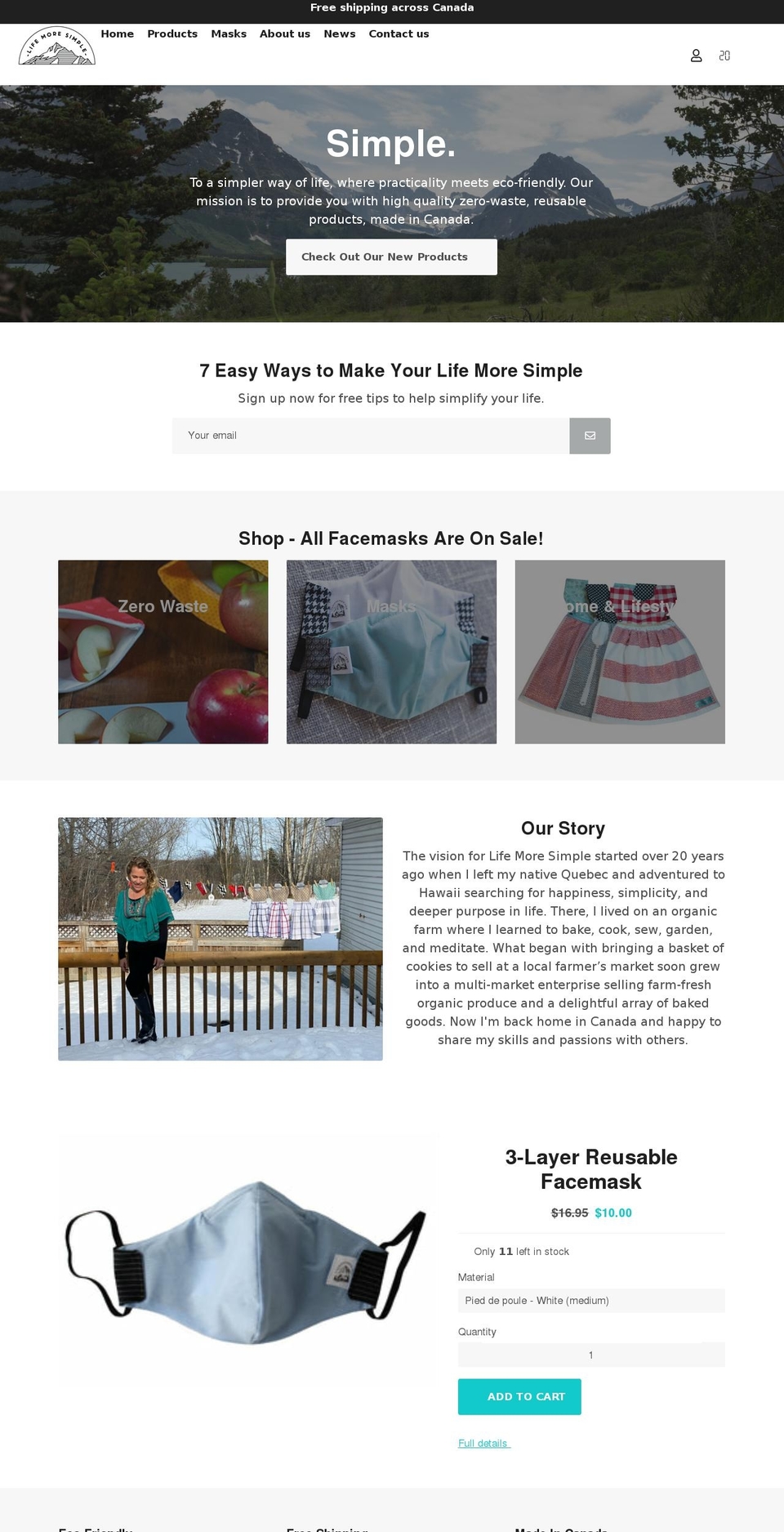 lifemoresimple.com shopify website screenshot