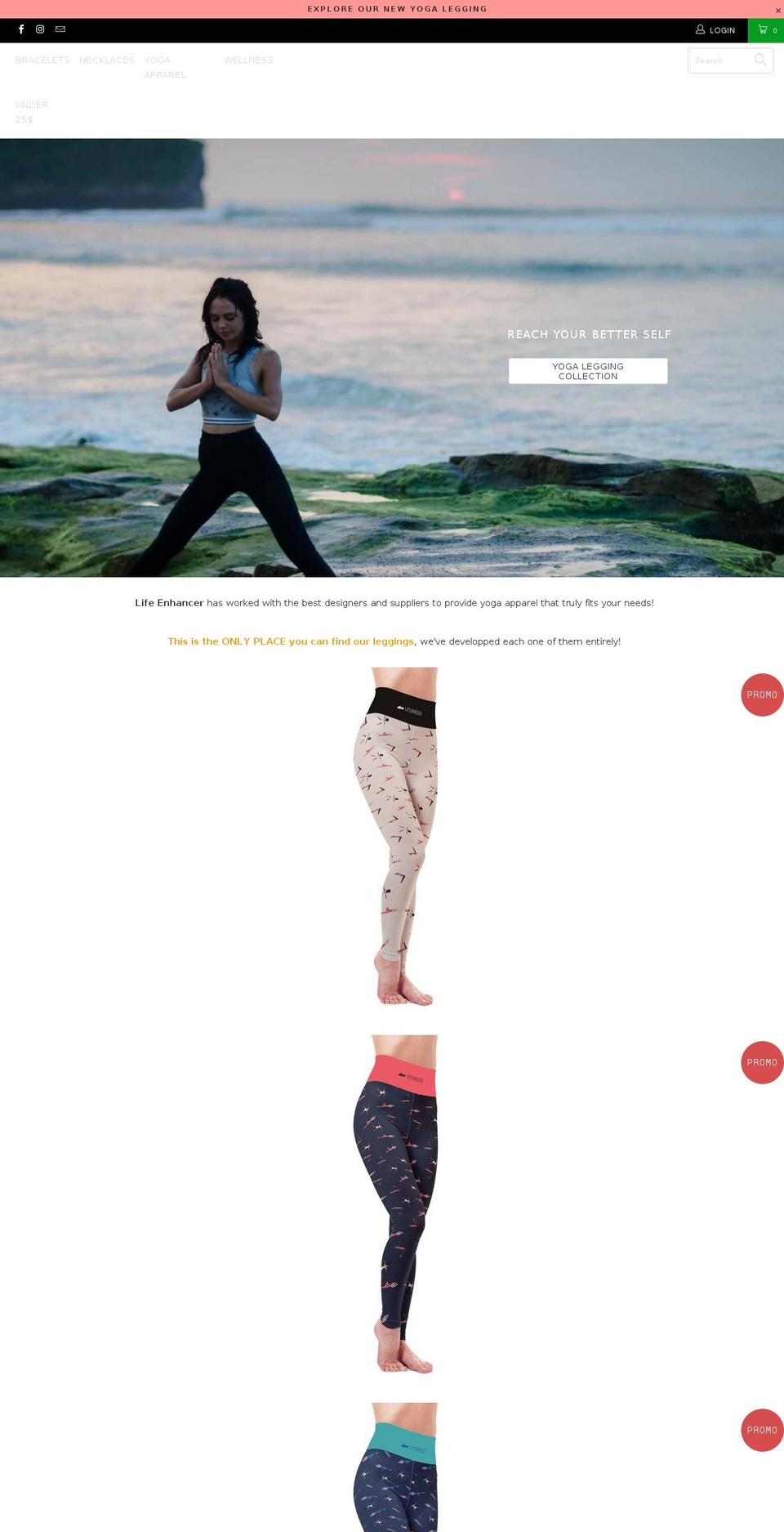 lifenhancer.com — Shopify storefront screenshot