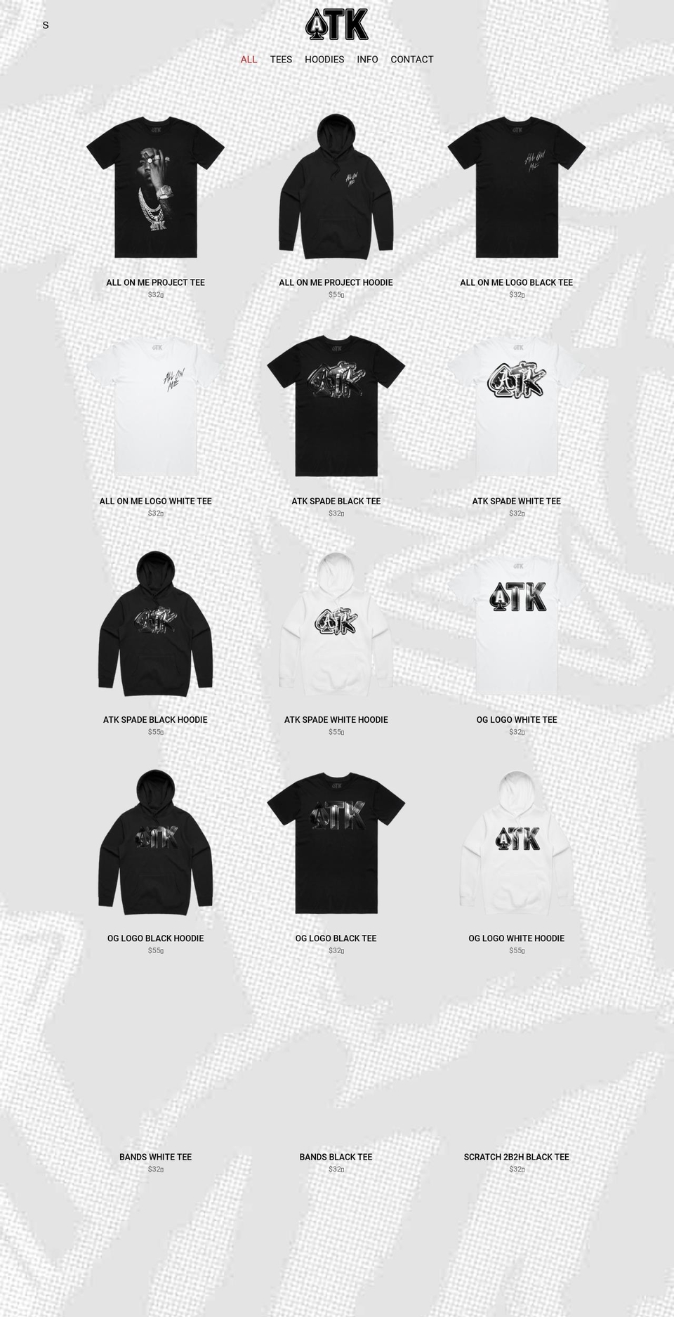 lifeofatk.com shopify website screenshot