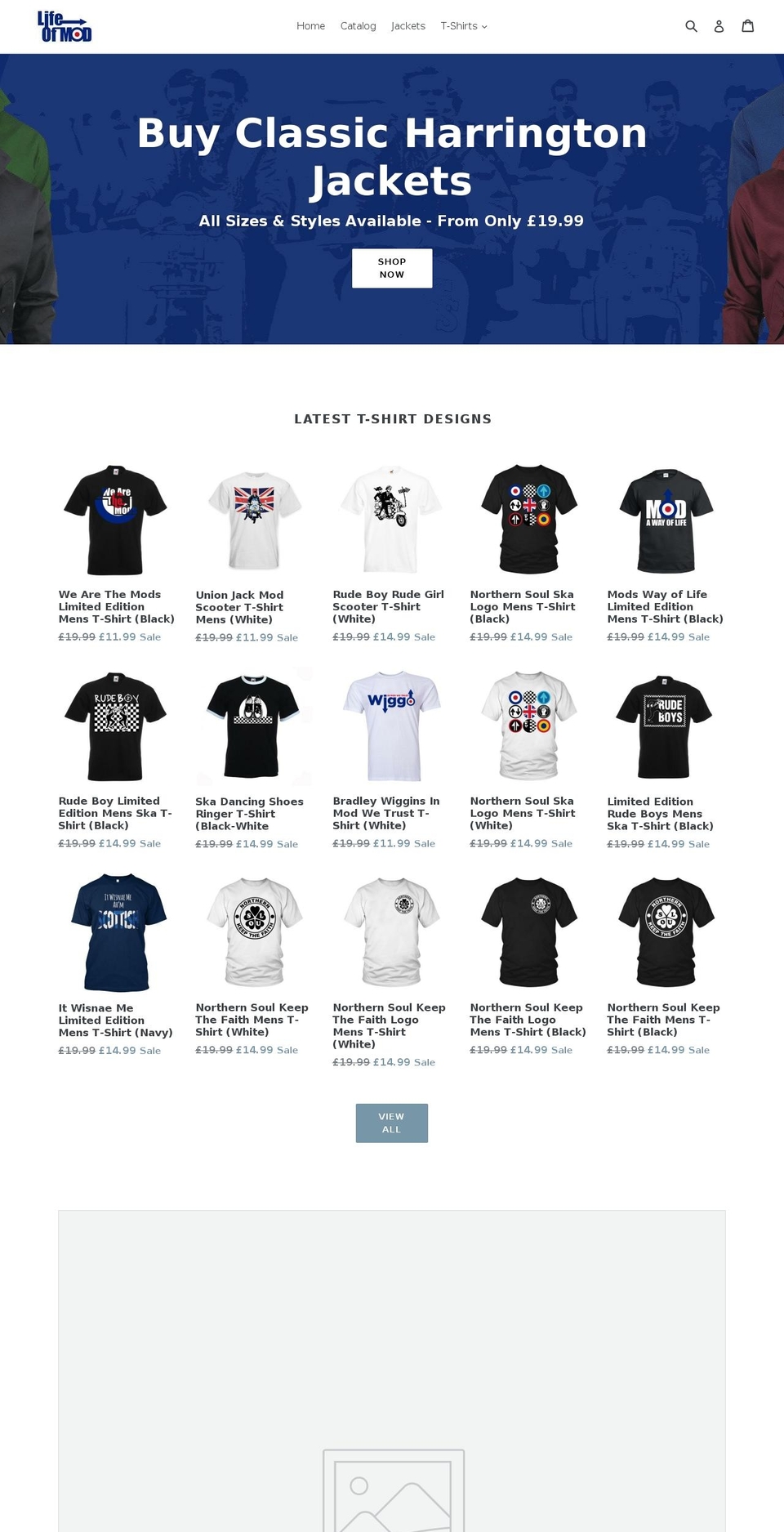 lifeofmod.com — Shopify storefront screenshot