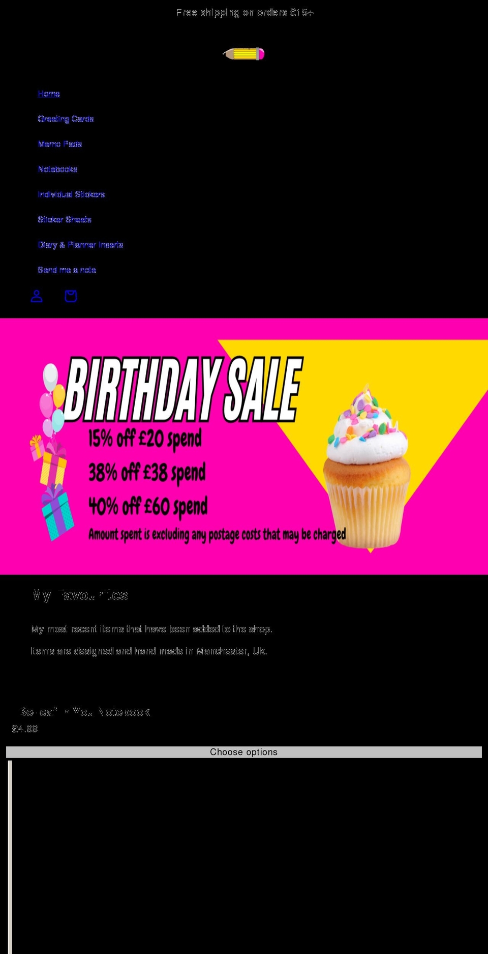 lifeofpaper.com shopify website screenshot