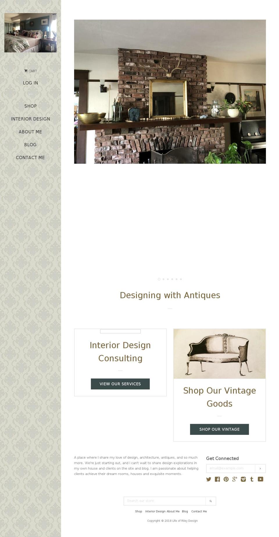 lifeofrileydesignstudio.com — Shopify storefront screenshot