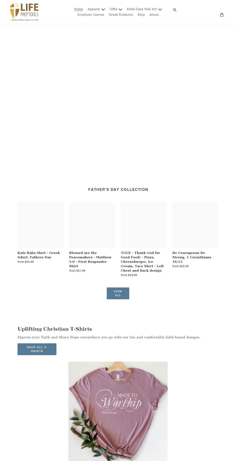 lifeprep.tools shopify website screenshot