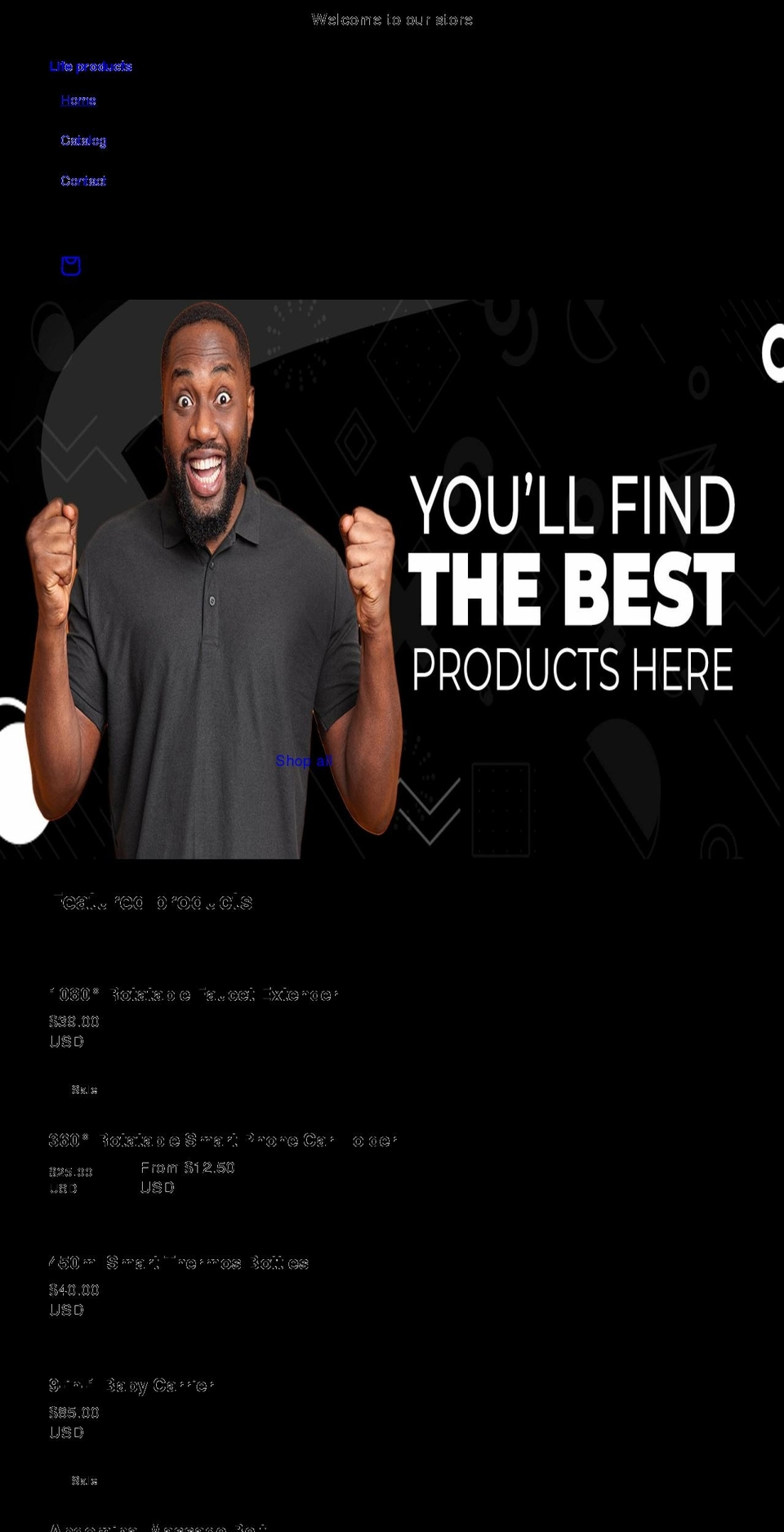 lifeproducts.store shopify website screenshot