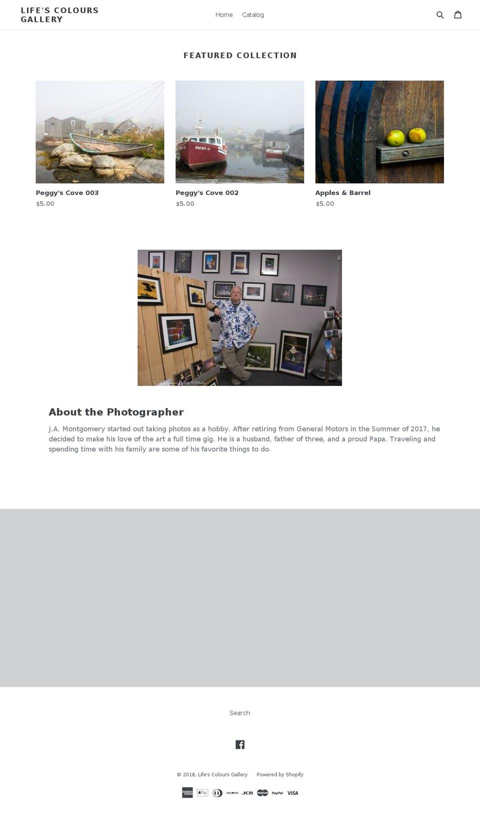 lifescolours.com — Shopify storefront screenshot