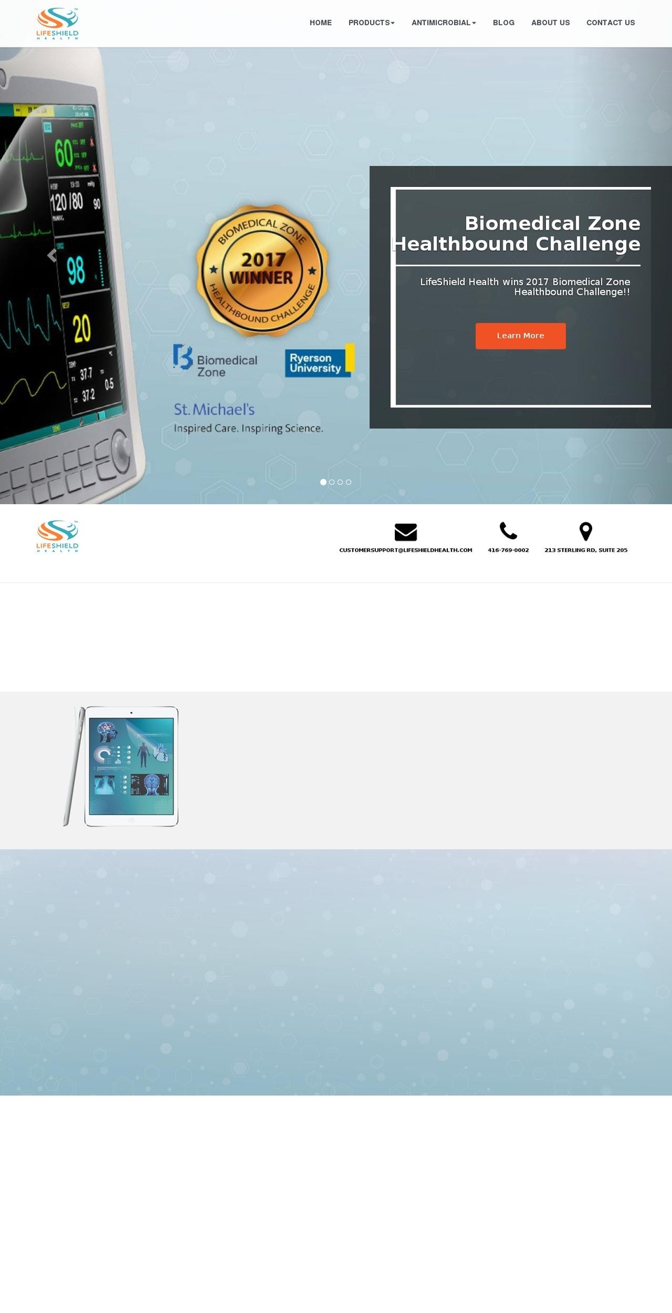 lifeshieldhealth.com — Shopify storefront screenshot