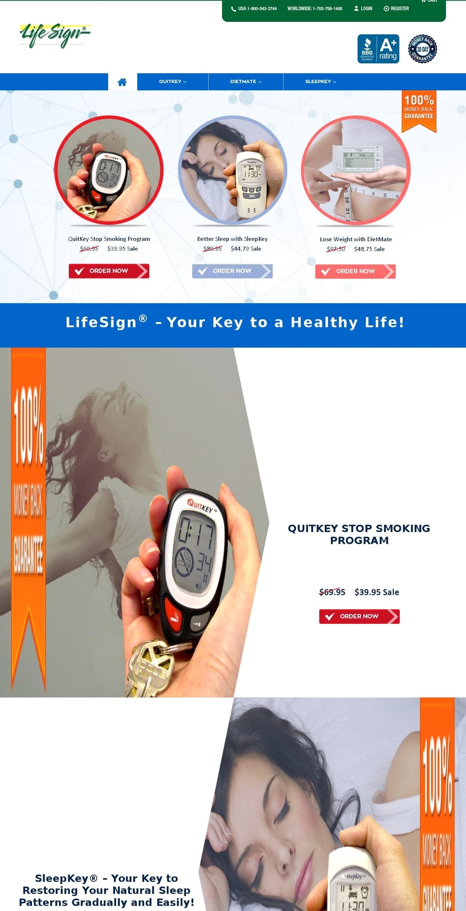 lifesign.com shopify website screenshot
