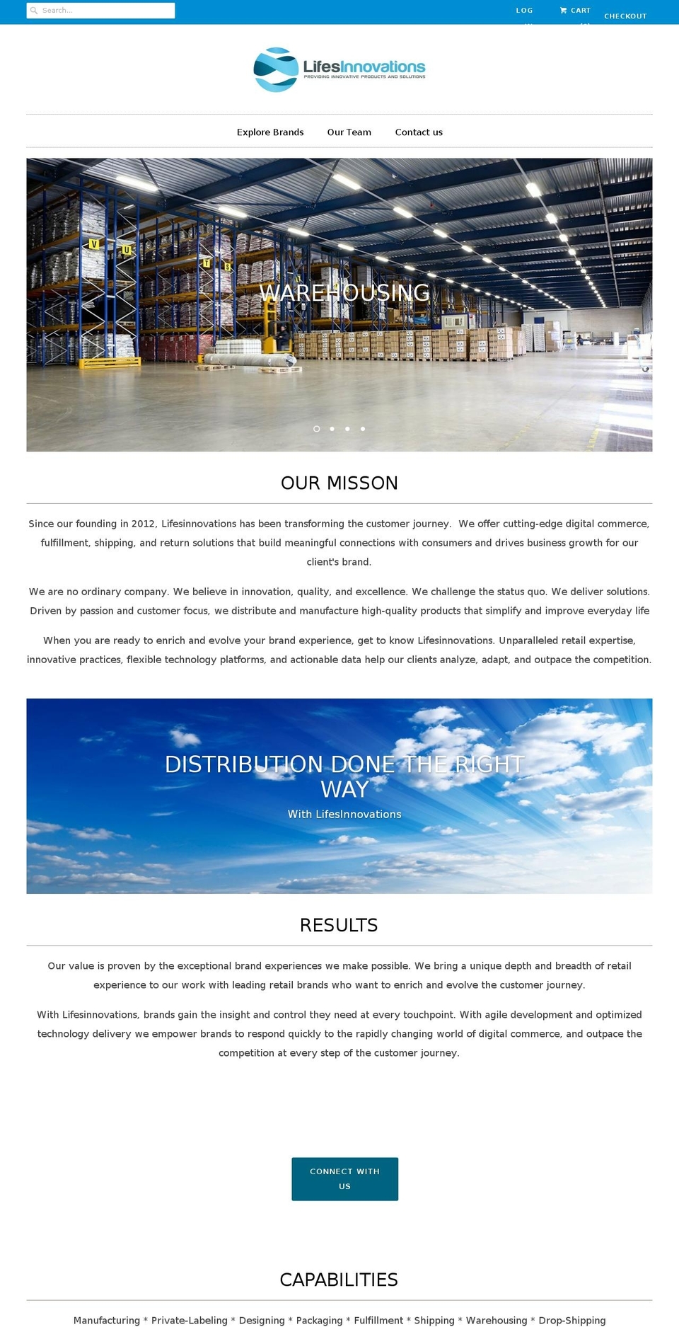 lifesinnovations.com shopify website screenshot