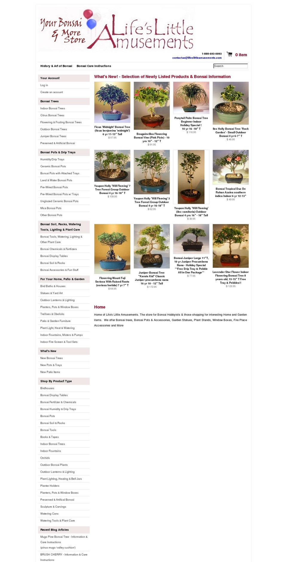 lifeslittleamusements.net shopify website screenshot