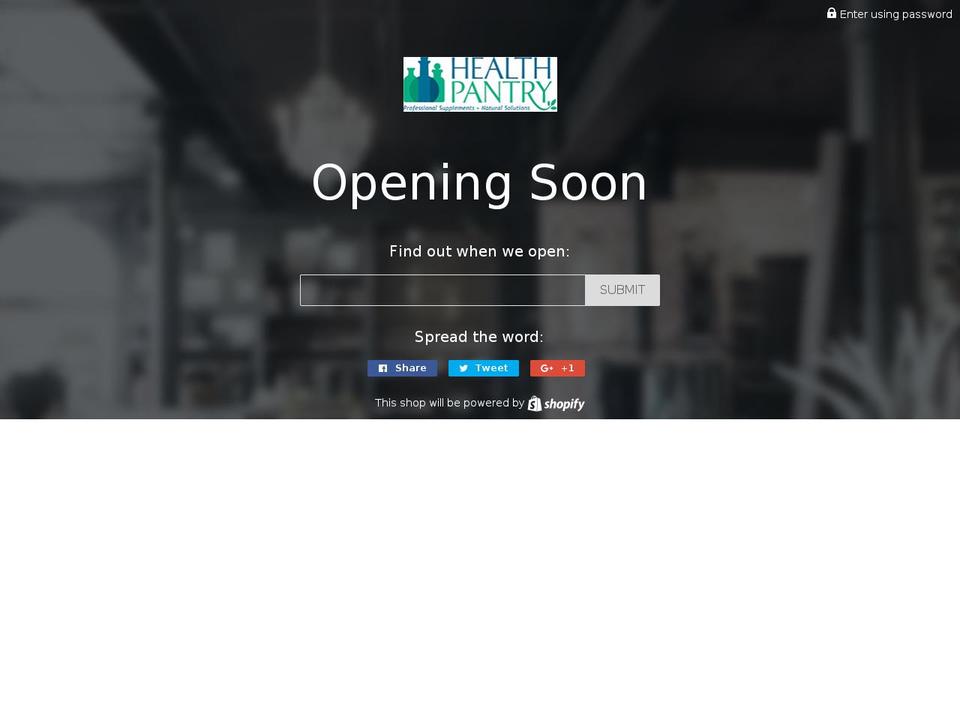 health-pantry Shopify theme site example lifespirelabs.com