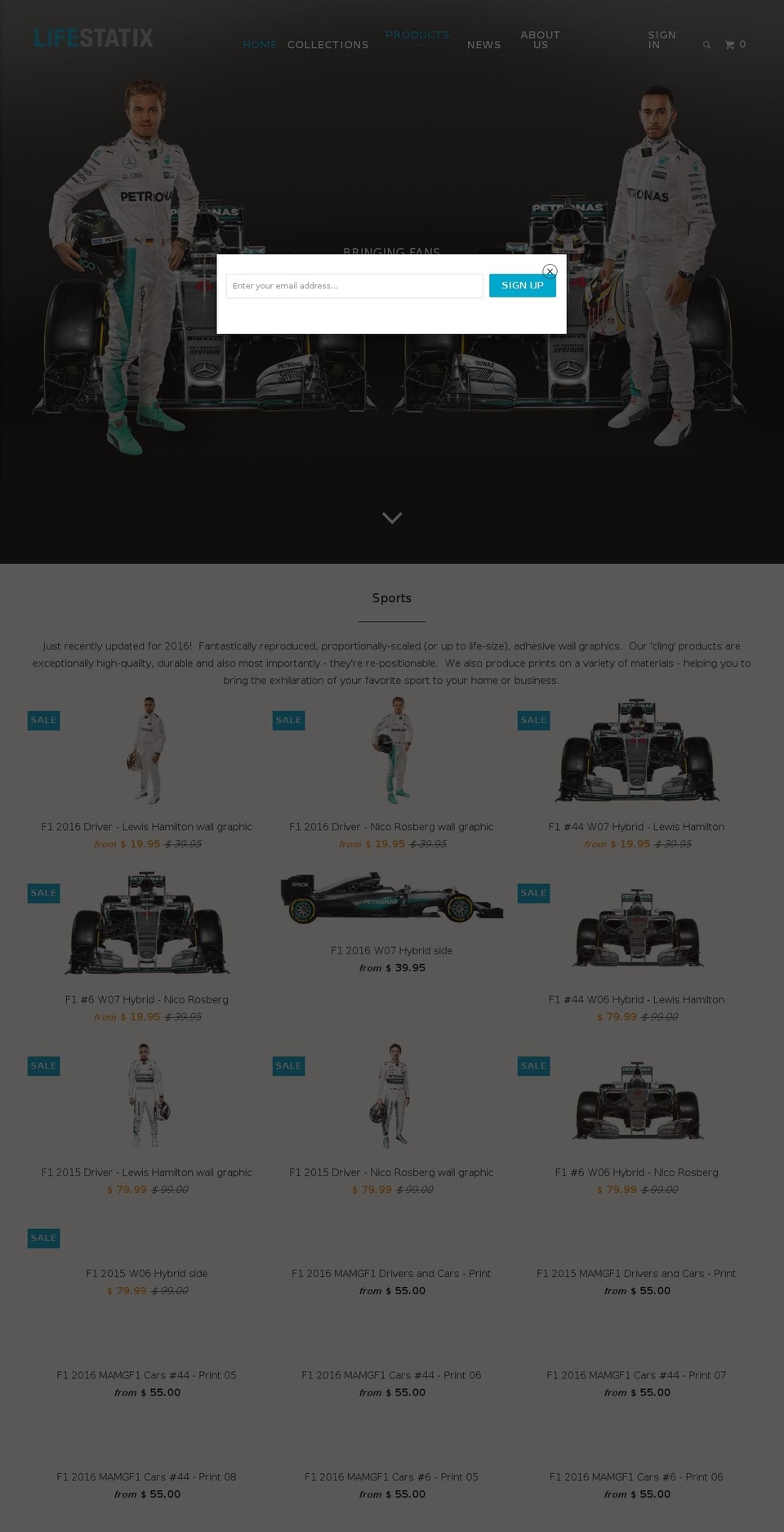 lifestatix.com shopify website screenshot