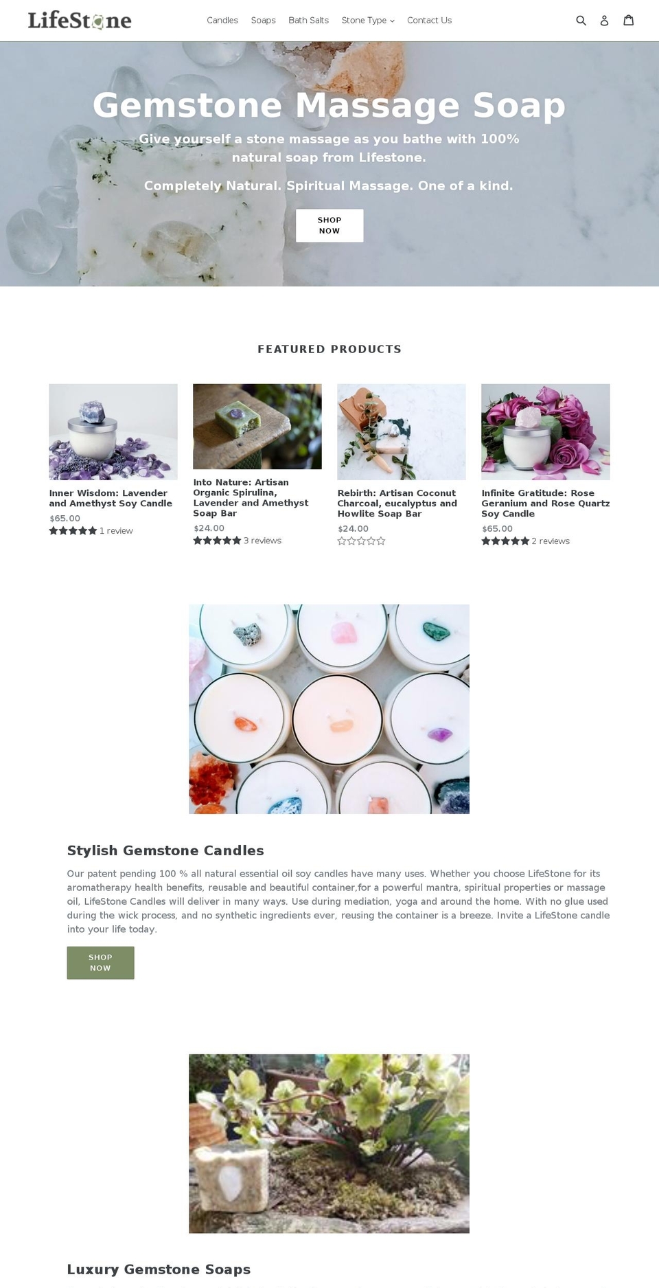 lifestoneusa.com shopify website screenshot