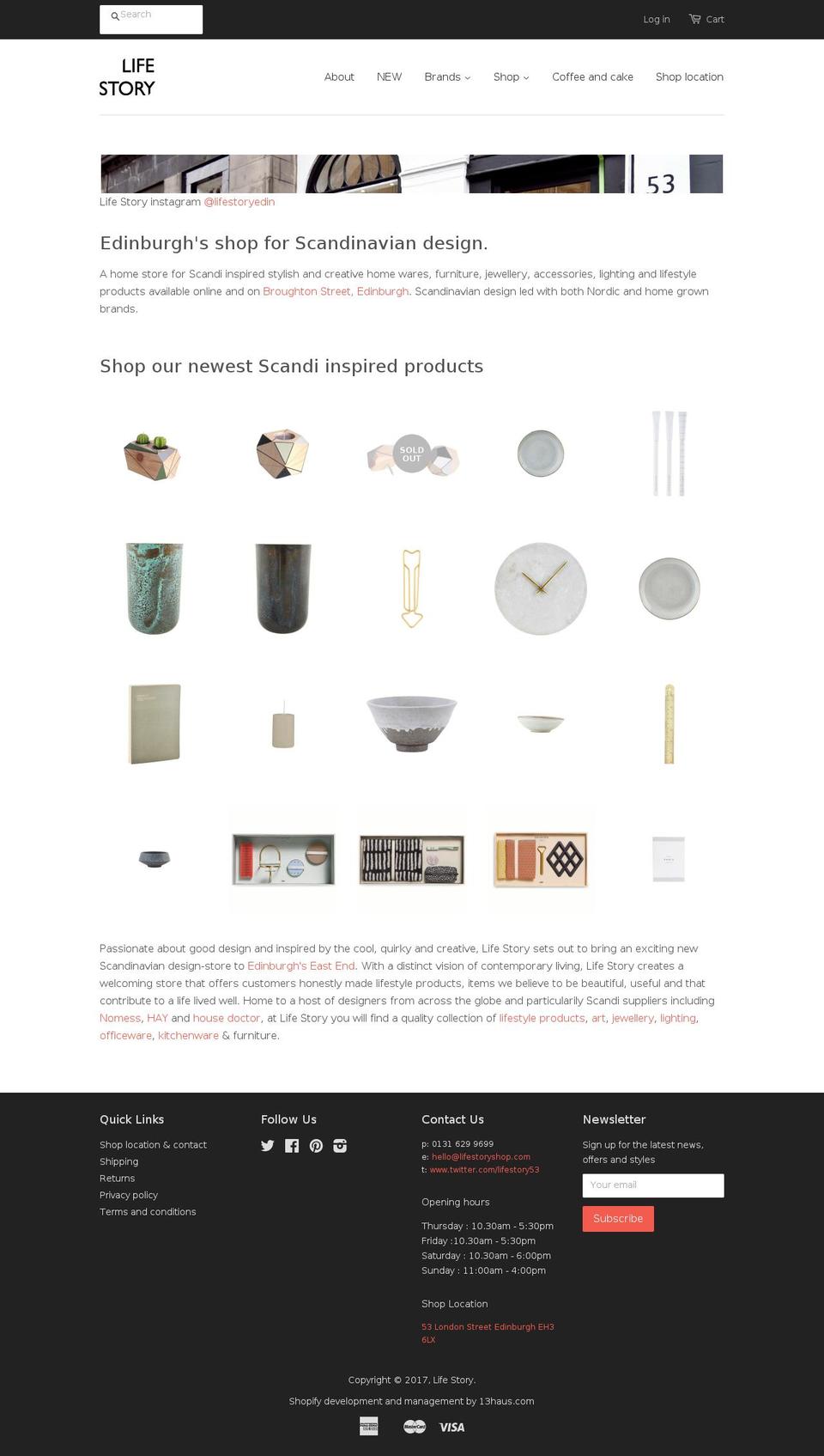 lifestoryshop.com shopify website screenshot