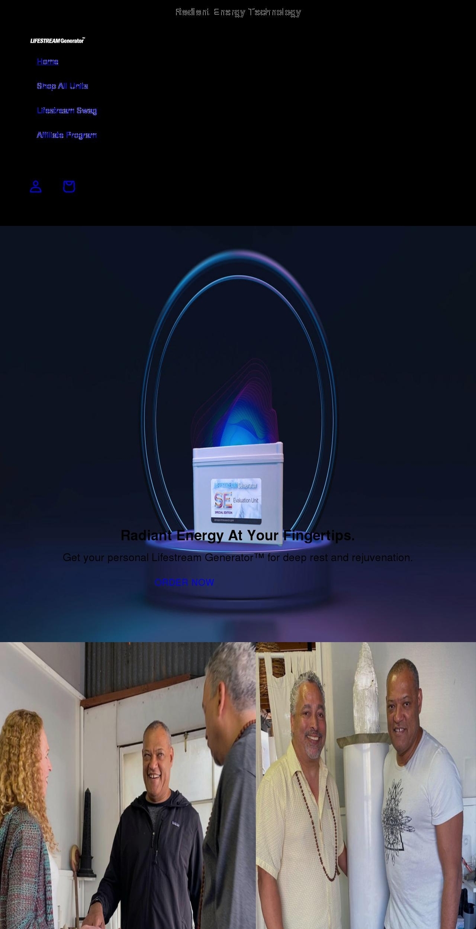 lifestreamgenerator.com shopify website screenshot