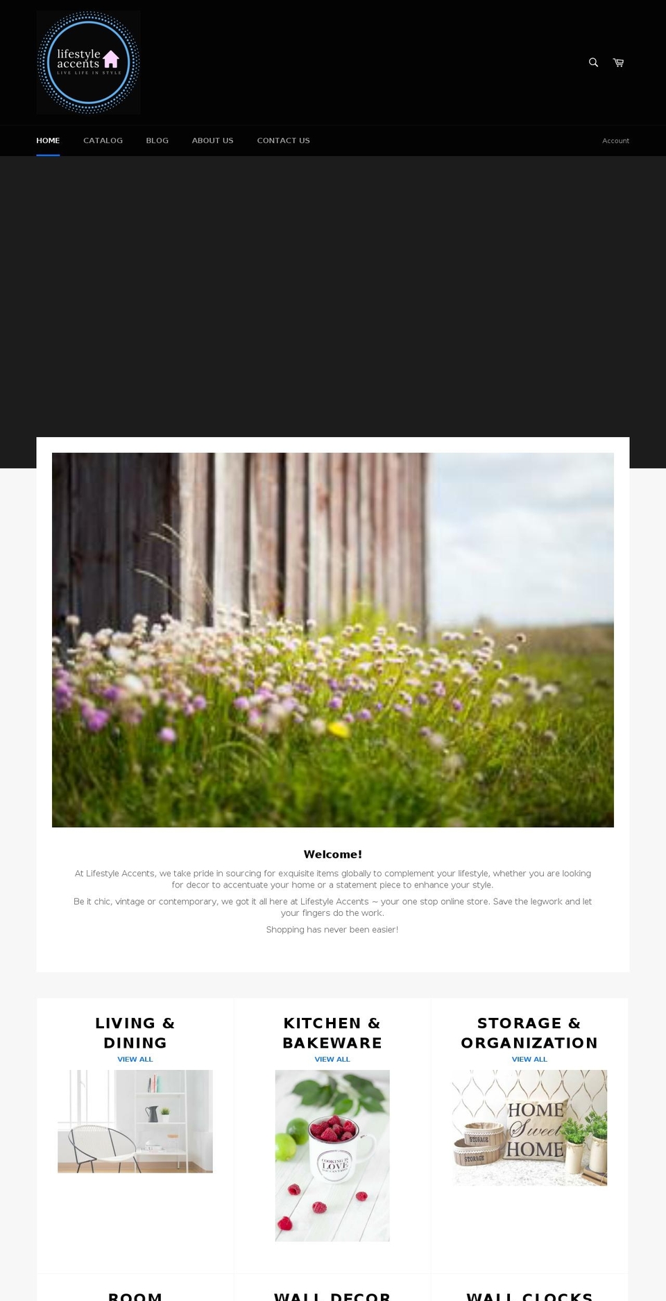 lifestyleaccents.myshopify.com shopify website screenshot