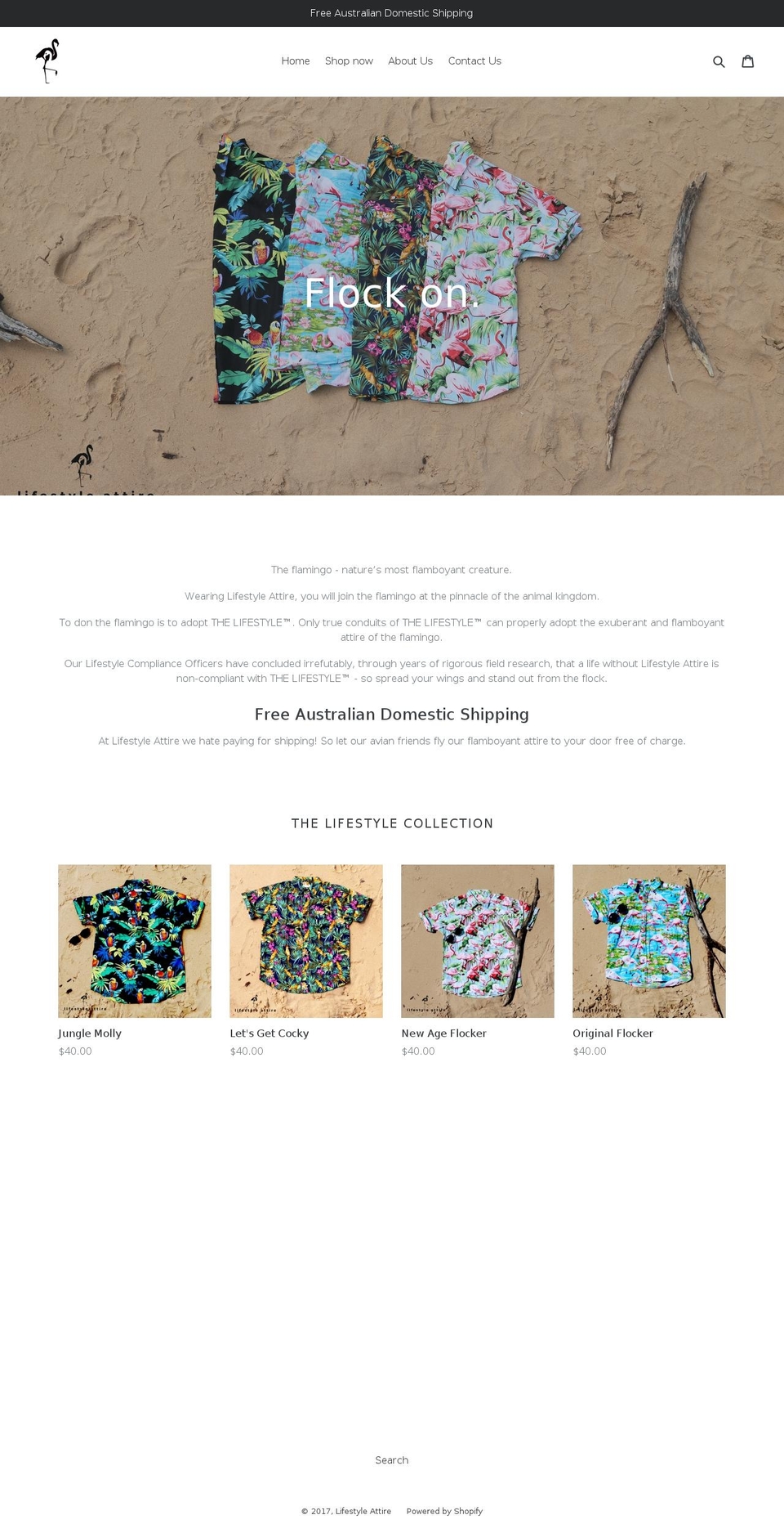 lifestyleattire.com shopify website screenshot