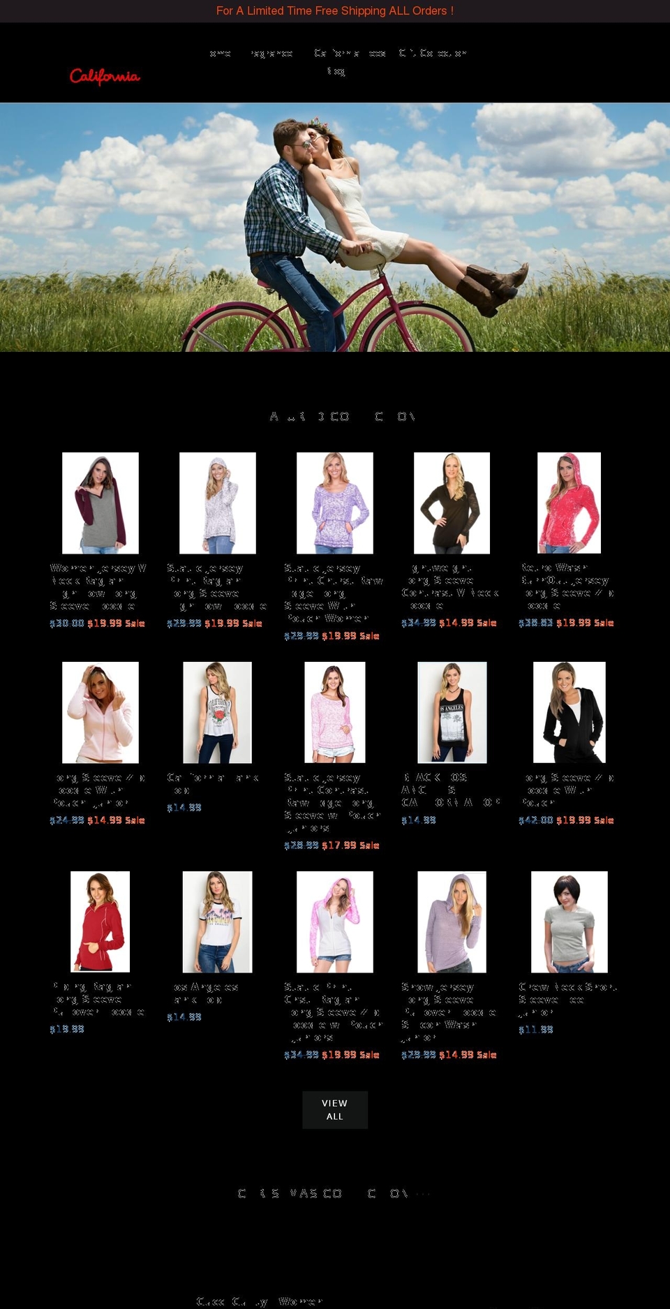 lifestylecali.com — Shopify storefront screenshot
