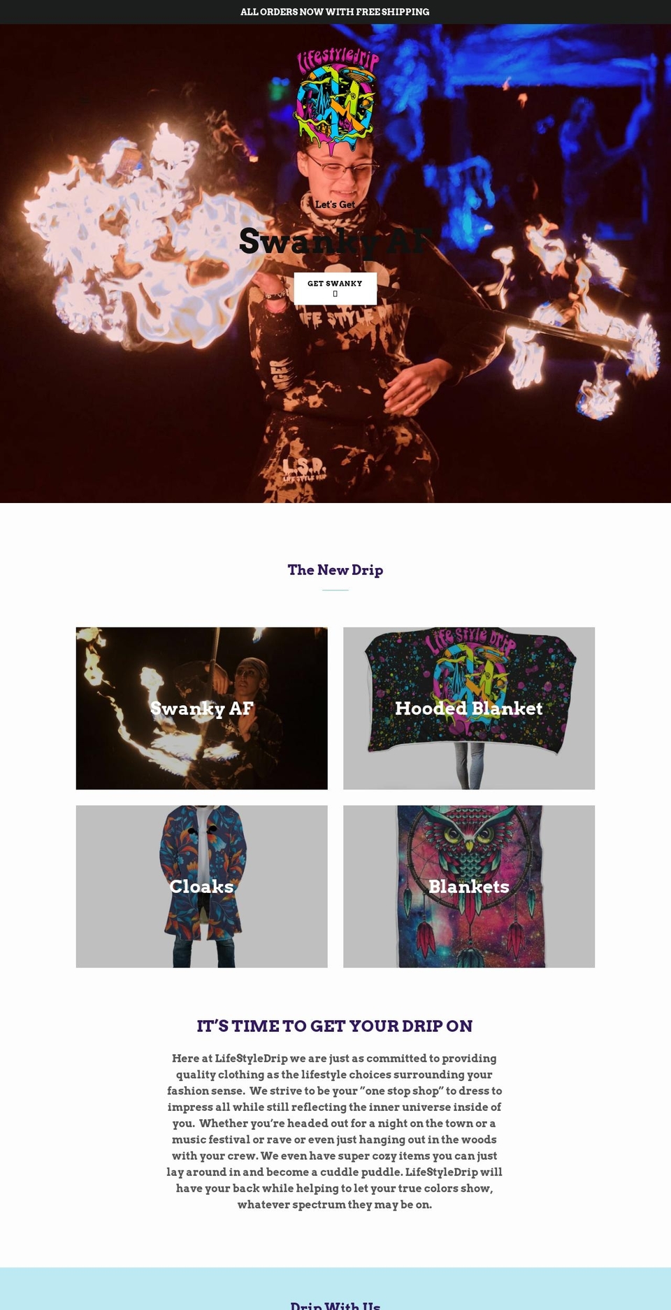 lifestyledrip.com shopify website screenshot