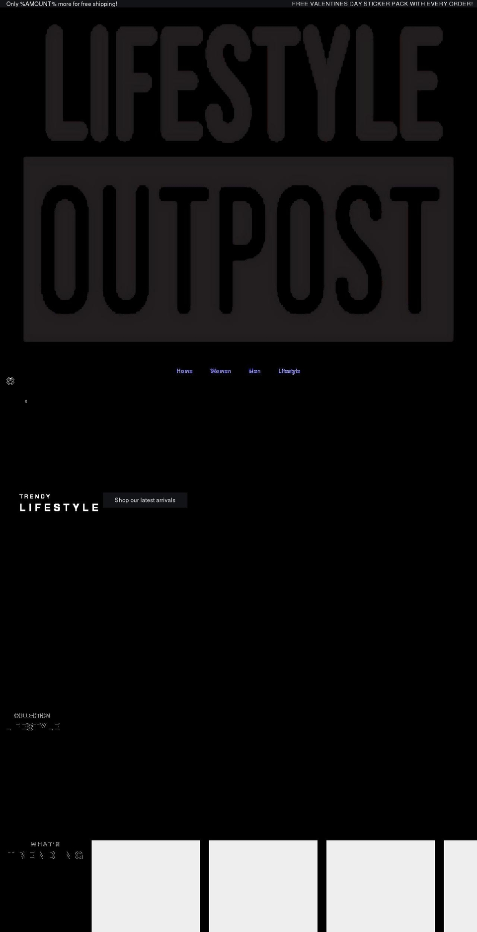 lifestyleoutpost.com shopify website screenshot