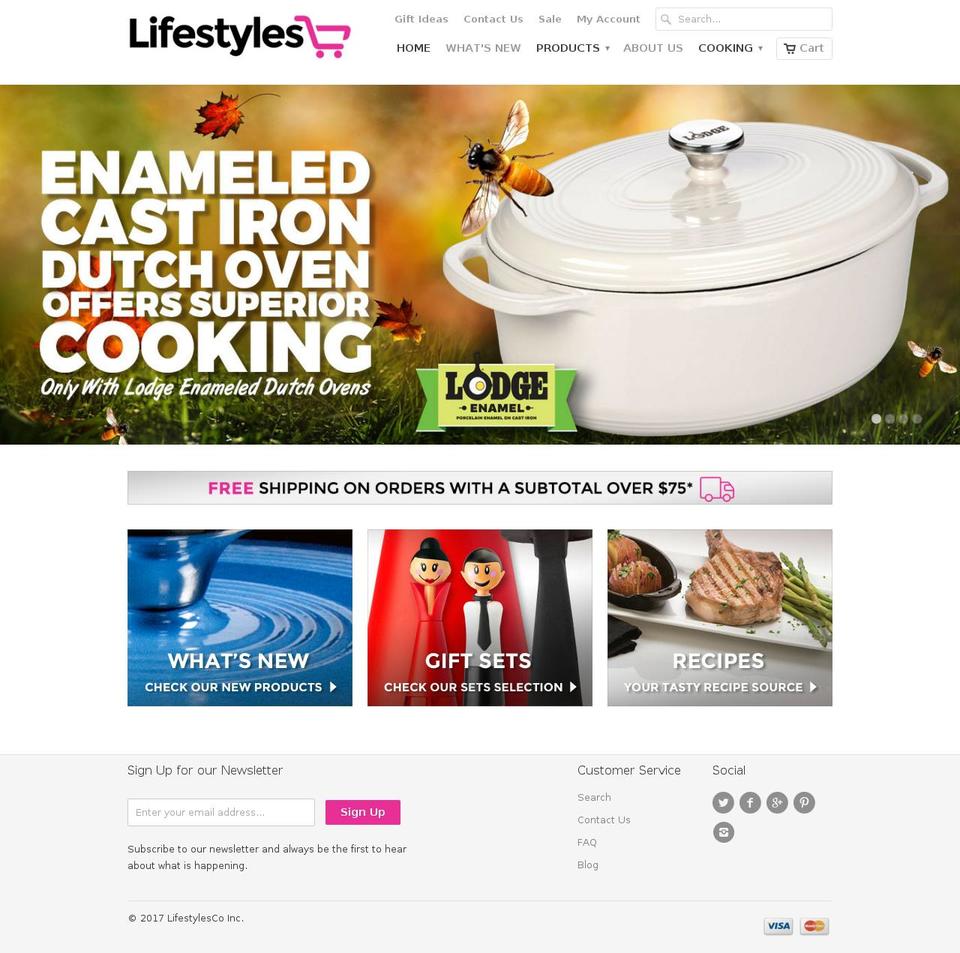 lifestylesco.com shopify website screenshot