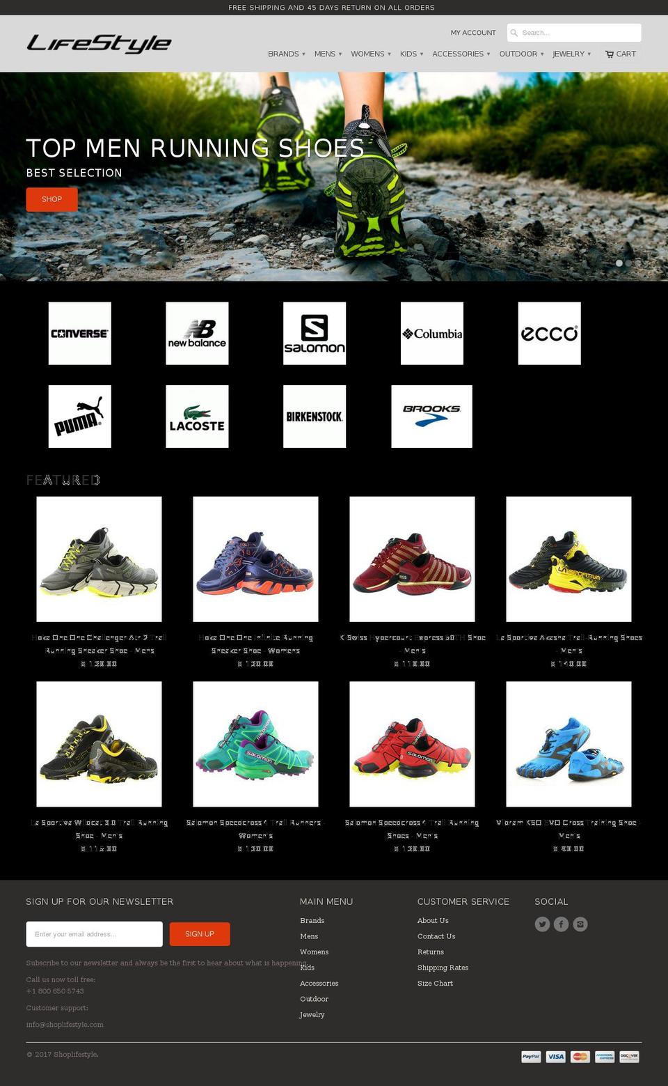 lifestylesportsstore.com shopify website screenshot