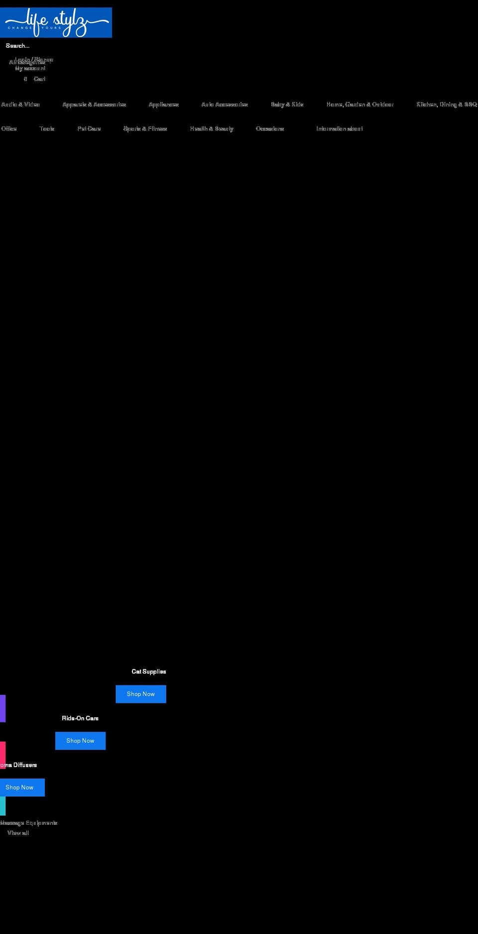 lifestylz.com.au shopify website screenshot