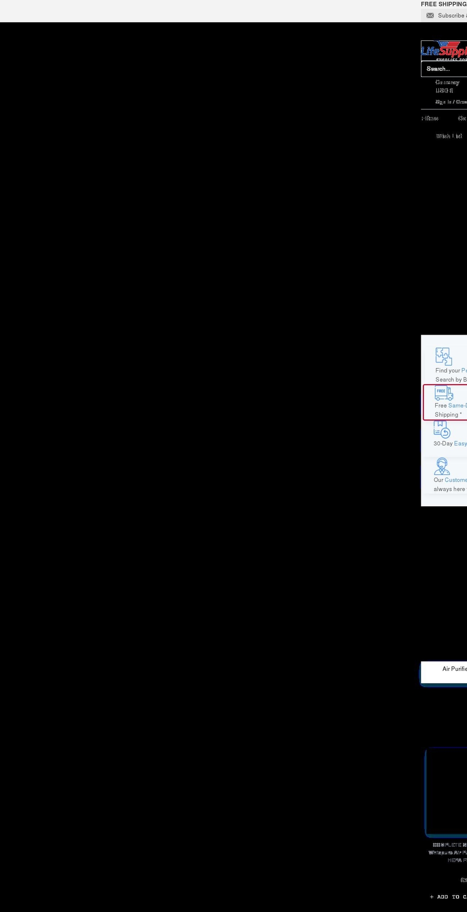 lifesupplyusa.com shopify website screenshot
