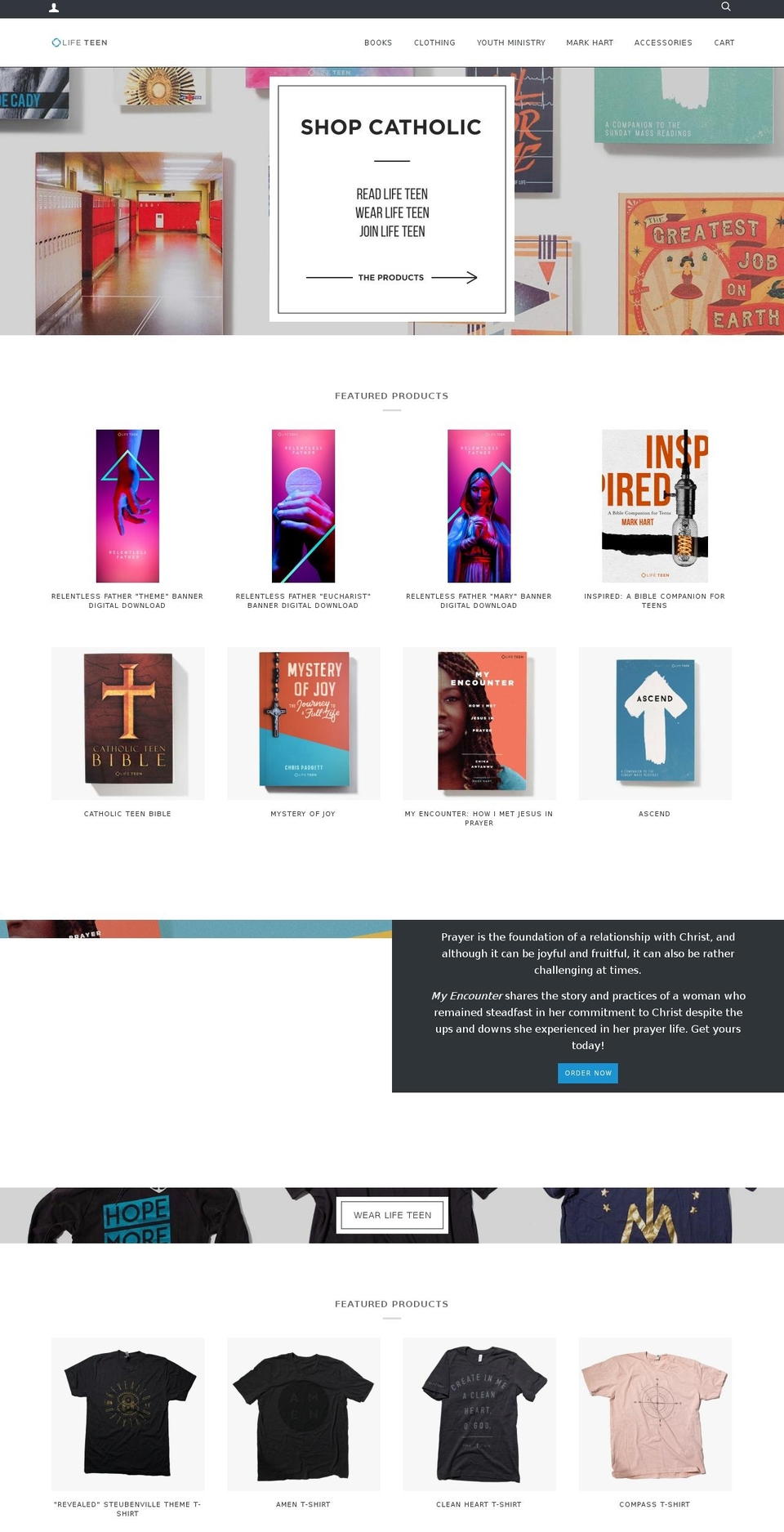 LT Store-v2 Shopify theme site example lifeteenstore.com