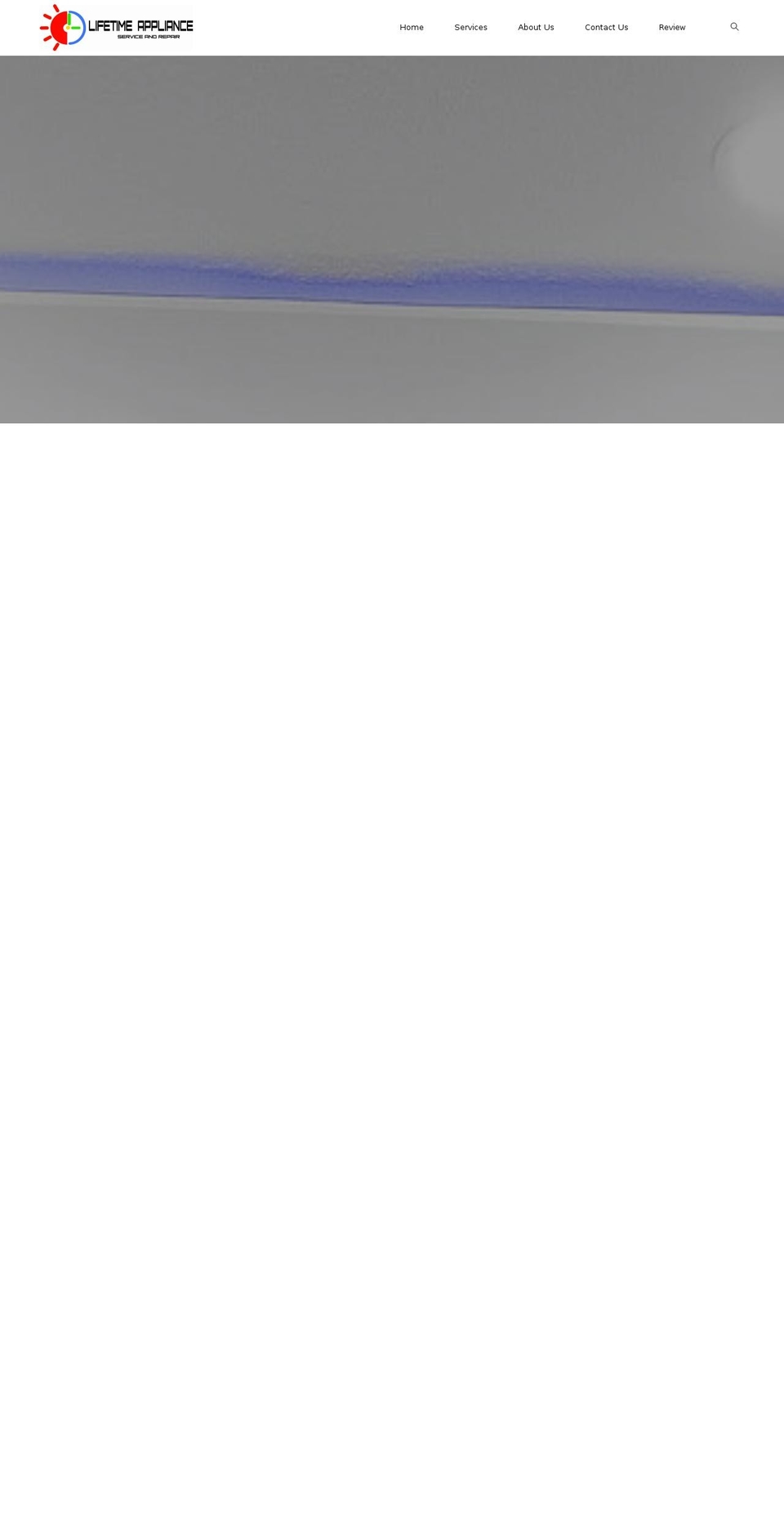 lifetimeappliance.com — Shopify storefront screenshot
