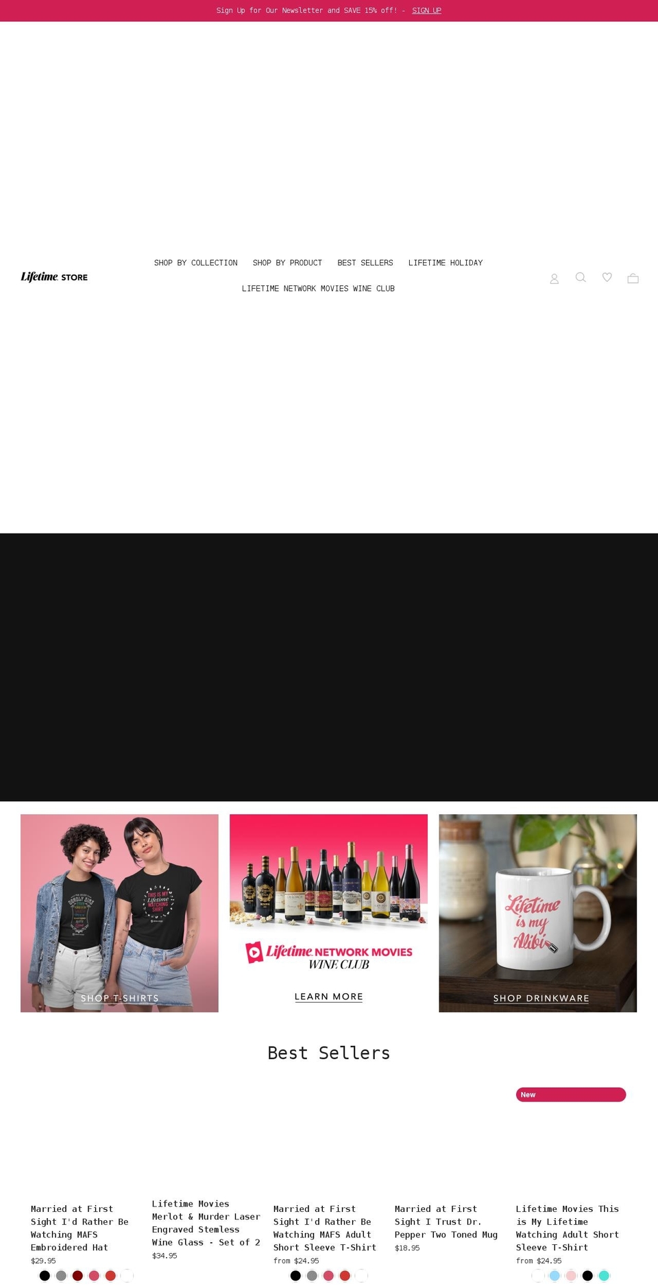 lifetimetvstore.com shopify website screenshot