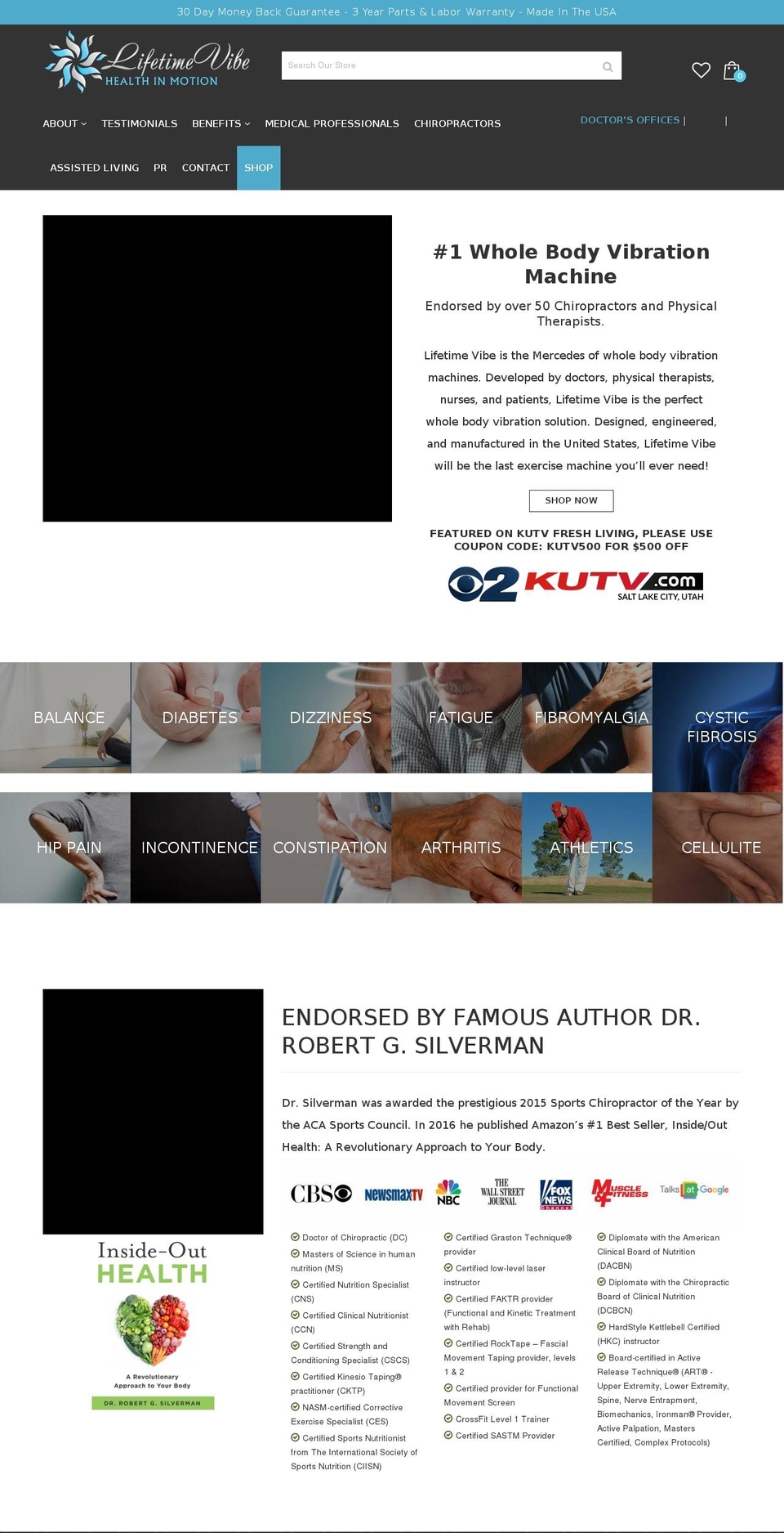 Lifetime Vibes Shopify theme site example lifetimevibesales.com