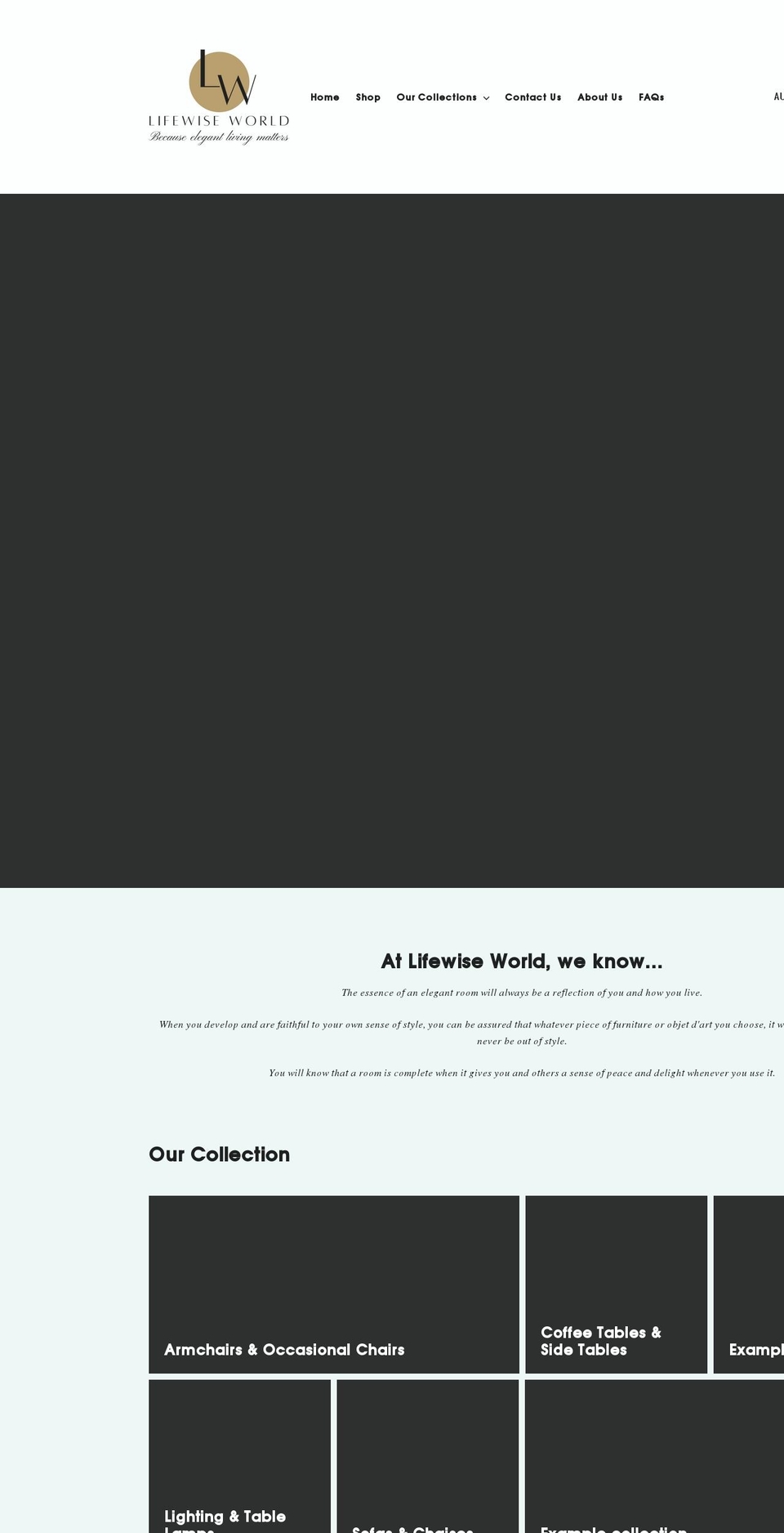 lifewiseworld.com.au shopify website screenshot