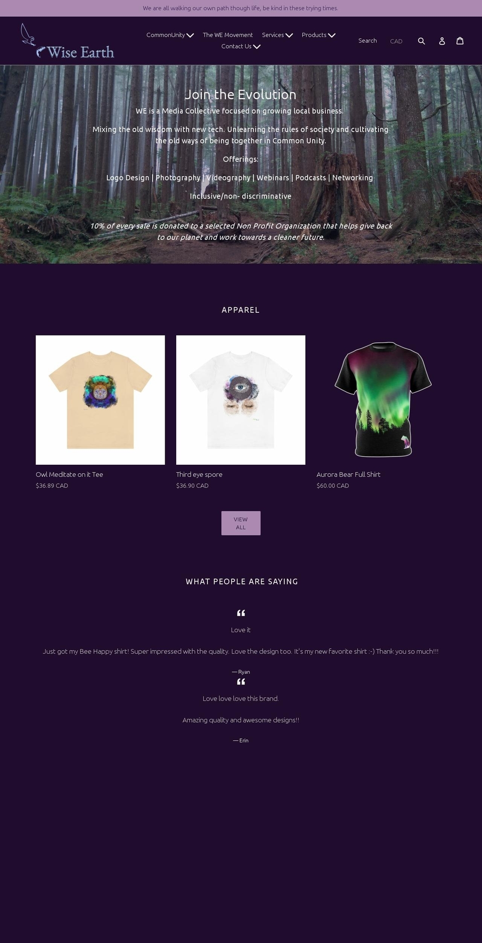 liftedpeacock.com shopify website screenshot