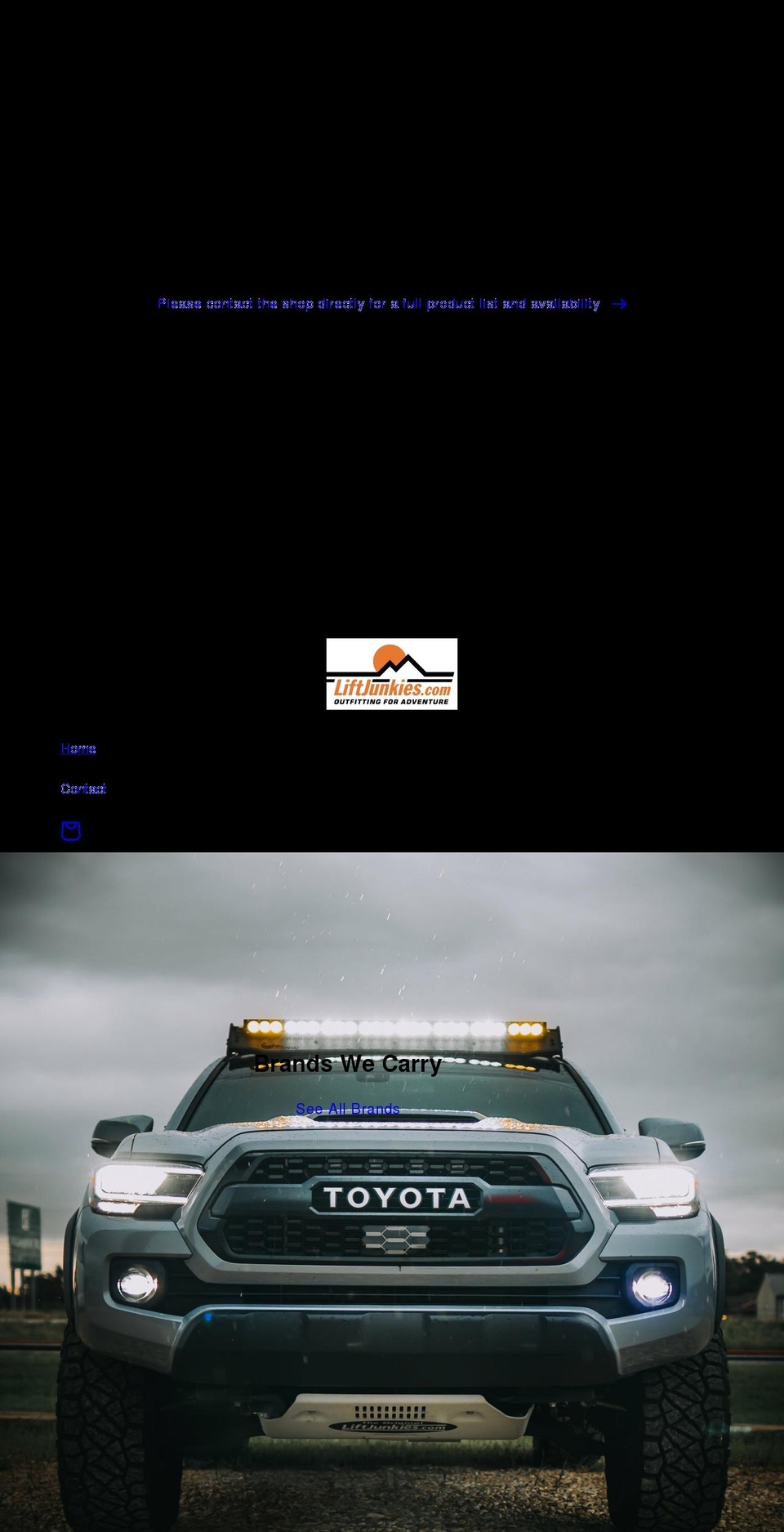 liftjunkies.com shopify website screenshot