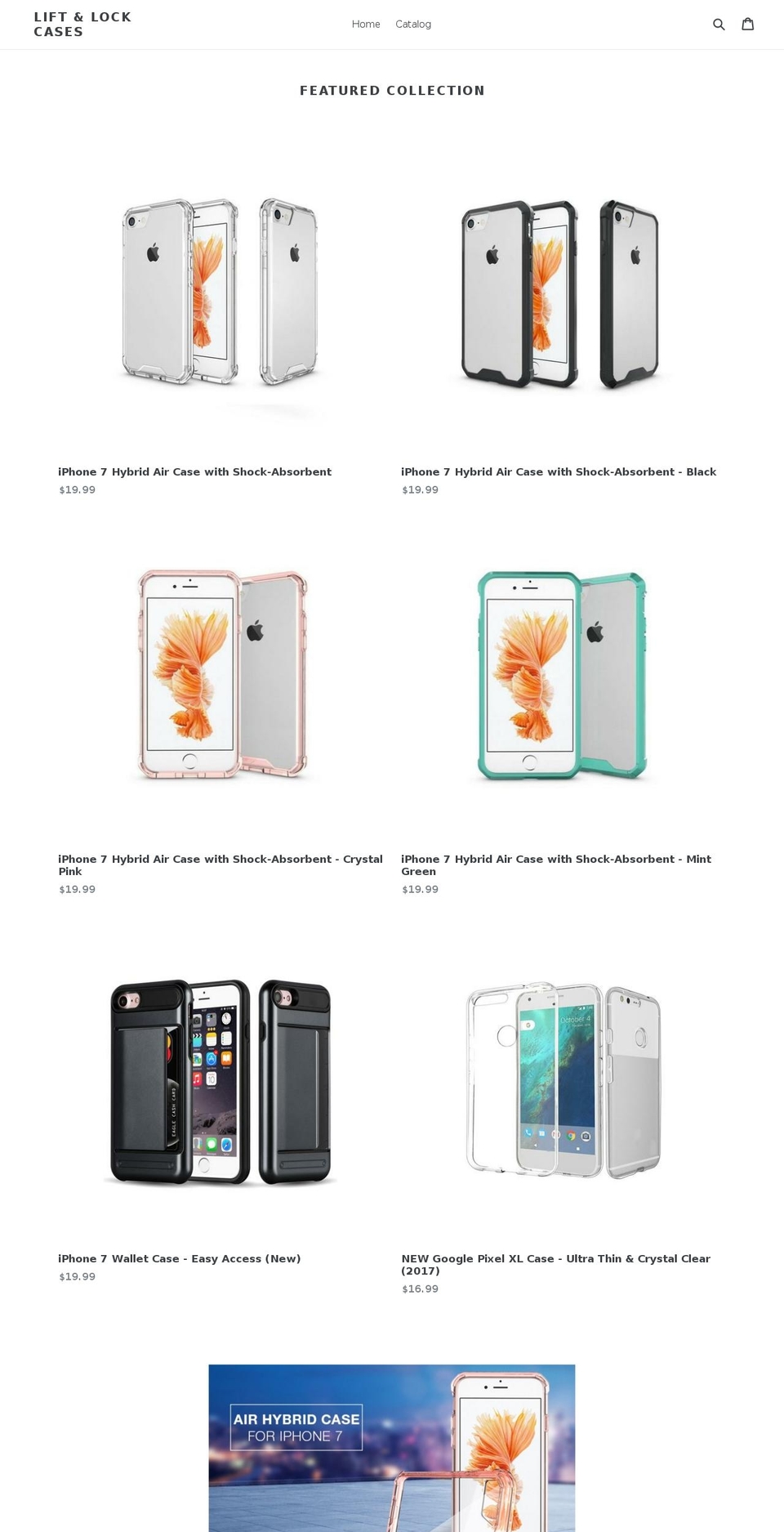 liftlockcase.com — Shopify storefront screenshot