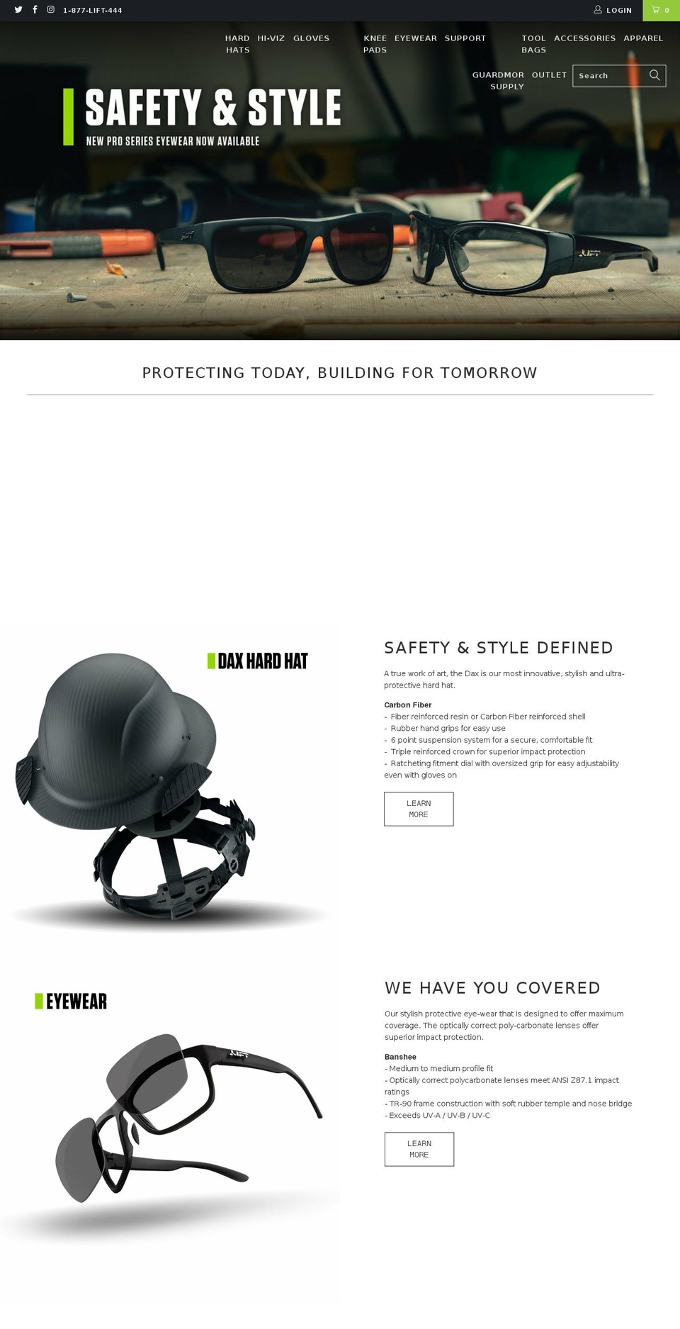 LIFTS-Turbo3-Live Shopify theme site example liftsafety.com