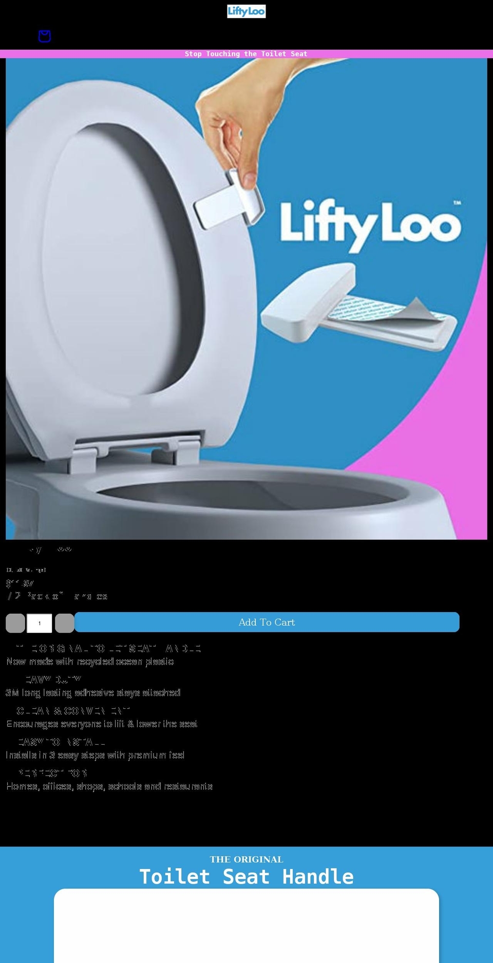 liftyloo.com shopify website screenshot